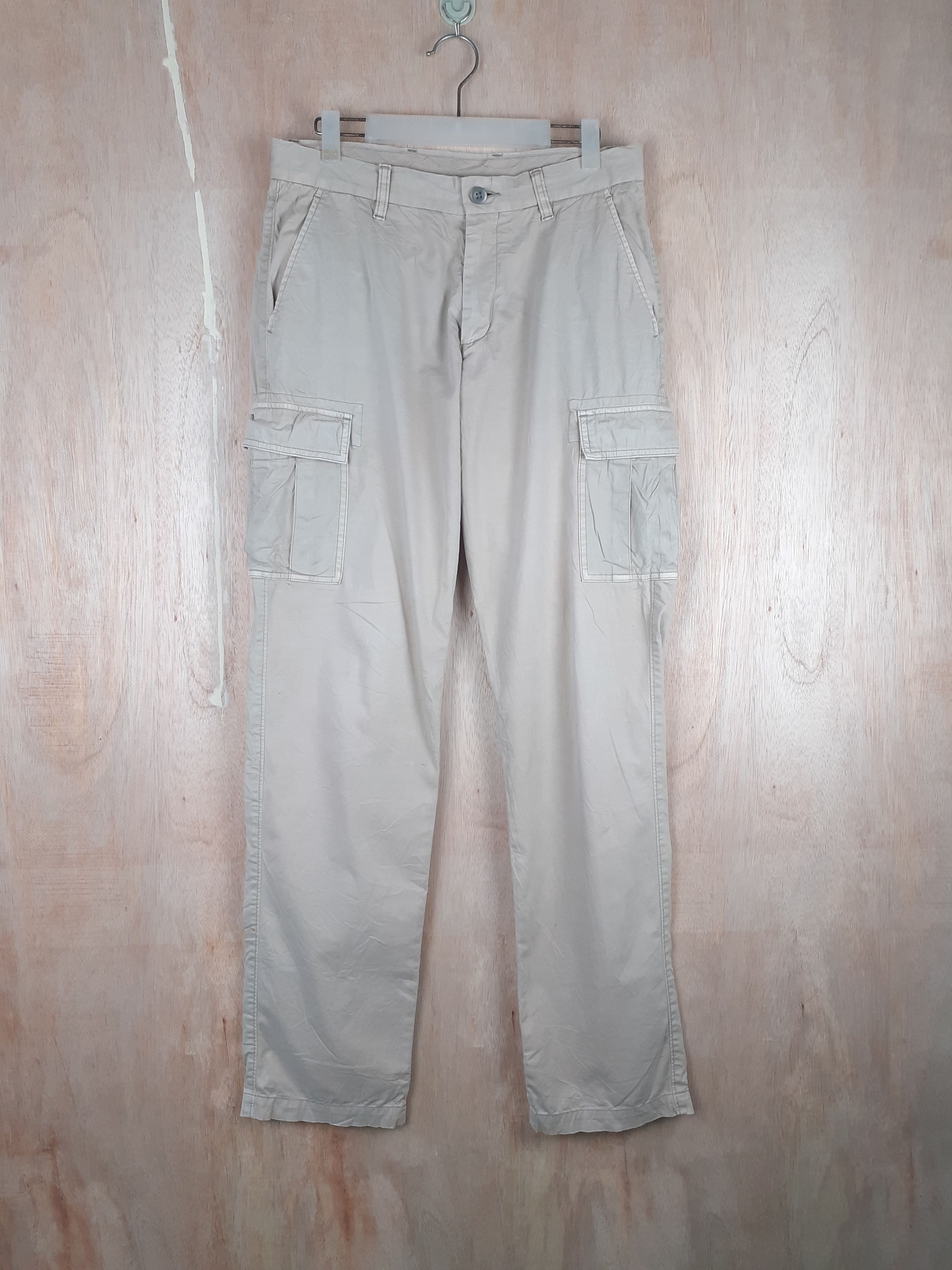 Japanese Brand × Uniqlo Uniqlo light brown multipocket tactical cargo pant #S245 Size US 31 - 1 Thumbnail