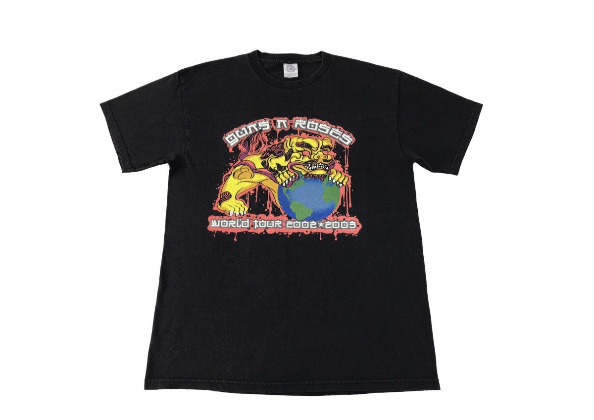 Guns N' Roses Gun N Roses Chinese Democracy World Tour 2002-2003 Tee Size US M / EU 48-50 / 2 - 1 Thumbnail