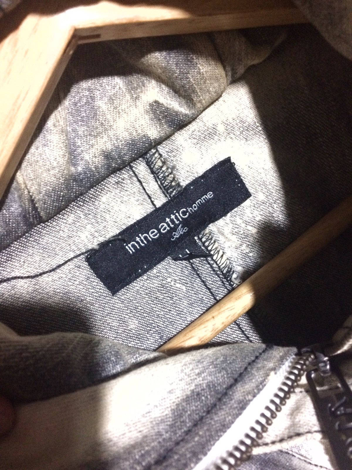 Designer × Japanese Brand IN THE ATTIC HOMME Acid wash punk rock Jacket Size US M / EU 48-50 / 2 - 3 Thumbnail