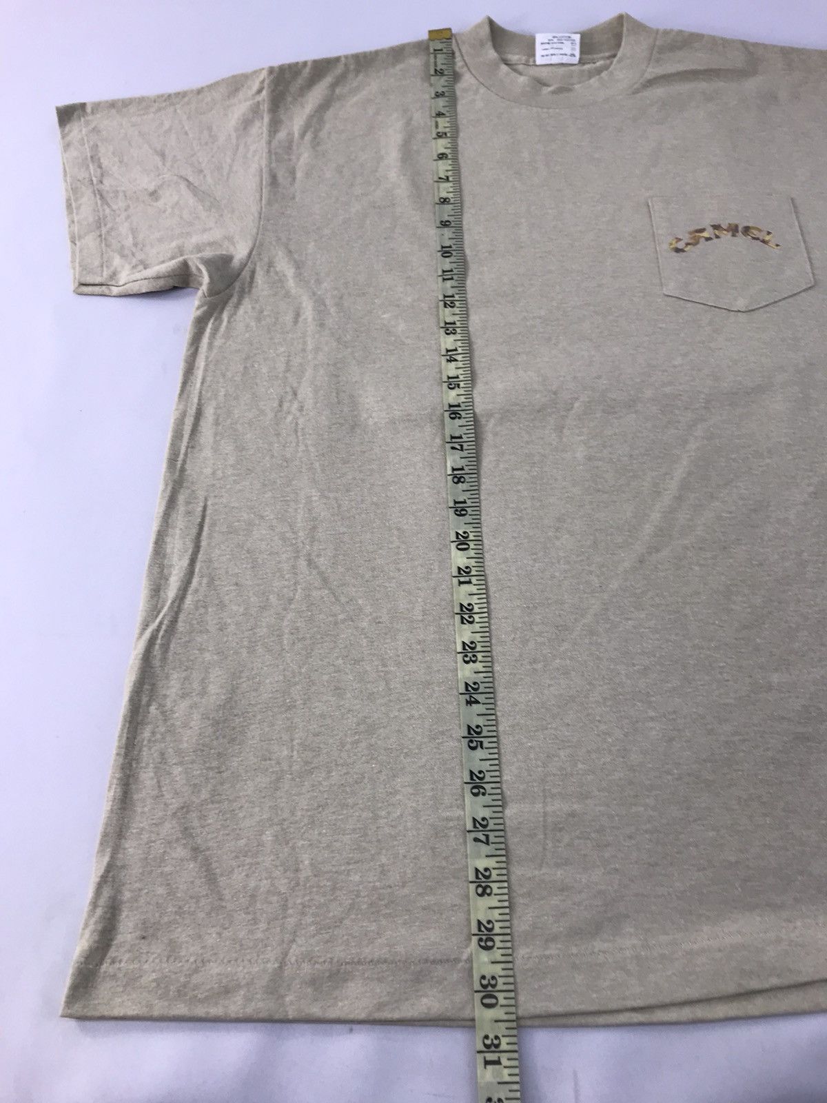 Camel Vintage 90s 1992 American Born x Camel Military Pocket Tee Size US L / EU 52-54 / 3 - 10 Thumbnail