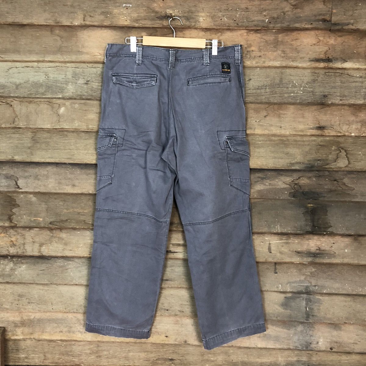 Japanese Brand Even River Grey faded utility tactical Cargo Pants #3417 Size US 35 - 11 Thumbnail