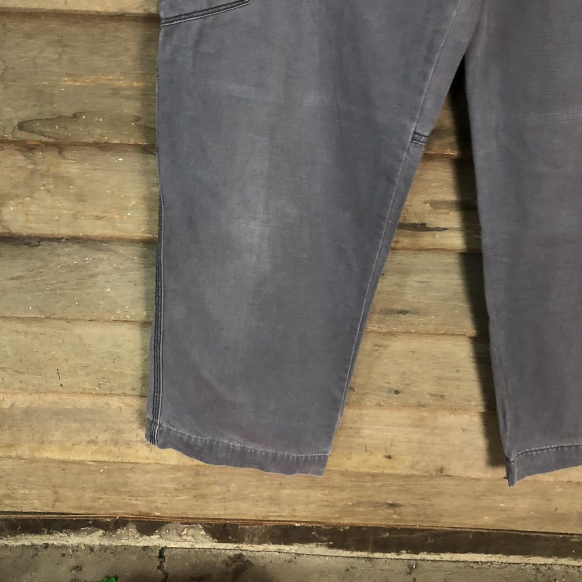 Japanese Brand Even River Grey faded utility tactical Cargo Pants #3417 Size US 35 - 8 Thumbnail