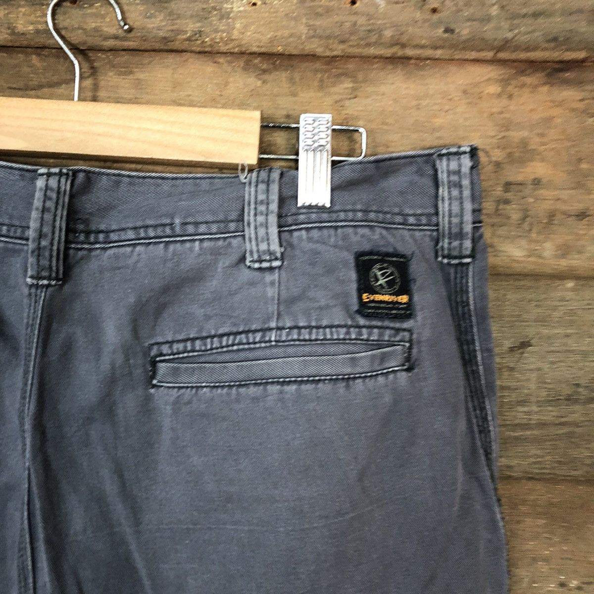 Japanese Brand Even River Grey faded utility tactical Cargo Pants #3417 Size US 35 - 15 Thumbnail