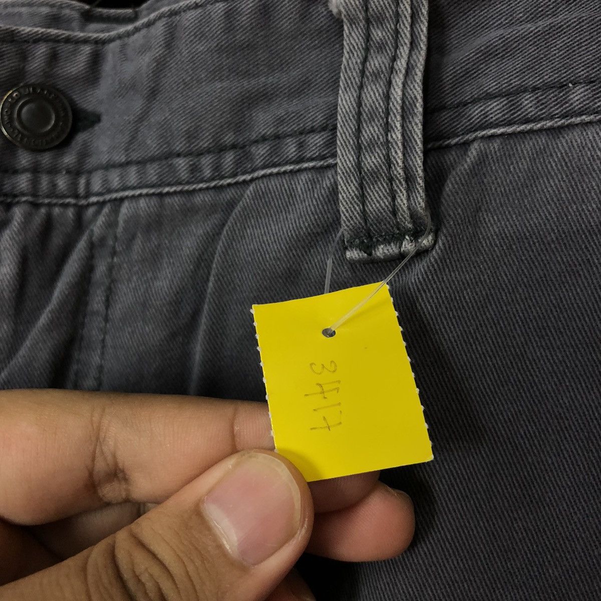 Japanese Brand Even River Grey faded utility tactical Cargo Pants #3417 Size US 35 - 10 Thumbnail