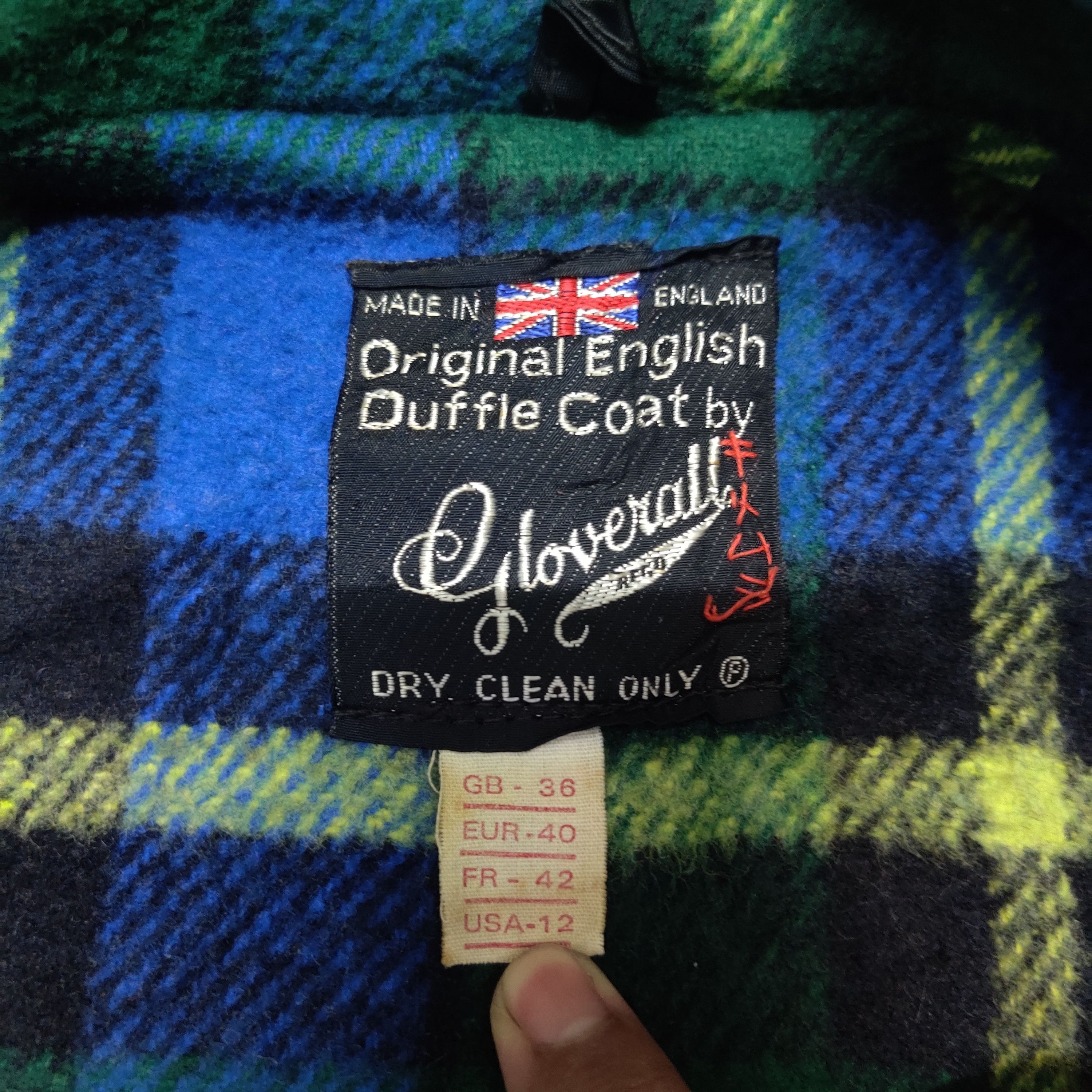Gloverall × Vintage Vintage Gloverall Duffle Wool Coat Size US S / EU 44-46 / 1 - 8 Thumbnail