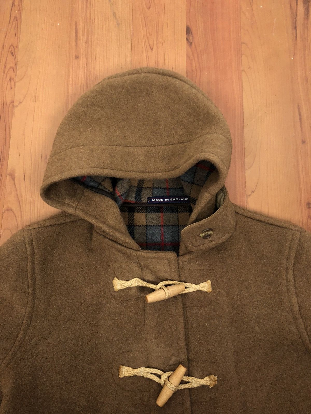 Designer VINTAGE LONDON TRADITION WOOL DUFFLE COAT Size US M / EU 48-50 / 2 - 6 Thumbnail
