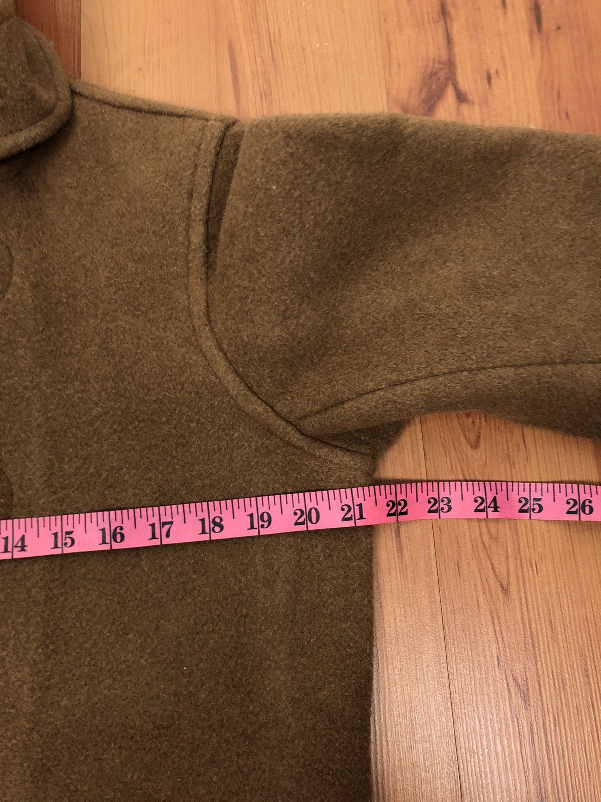 Designer VINTAGE LONDON TRADITION WOOL DUFFLE COAT Size US M / EU 48-50 / 2 - 12 Thumbnail