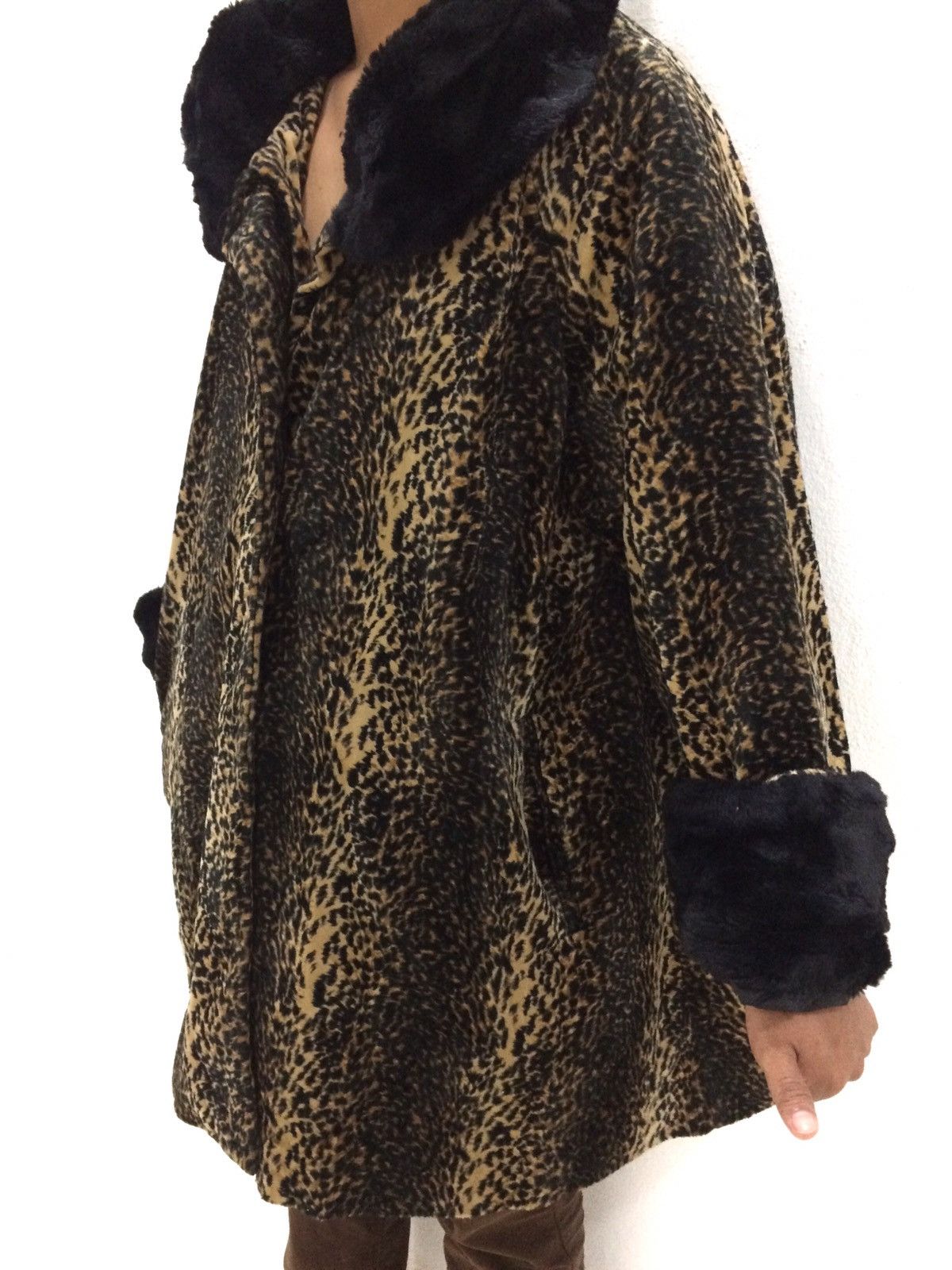 Other mink fur coat masterclass leopard Vintage Jacket Size US L / EU 52-54 / 3 - 3 Thumbnail