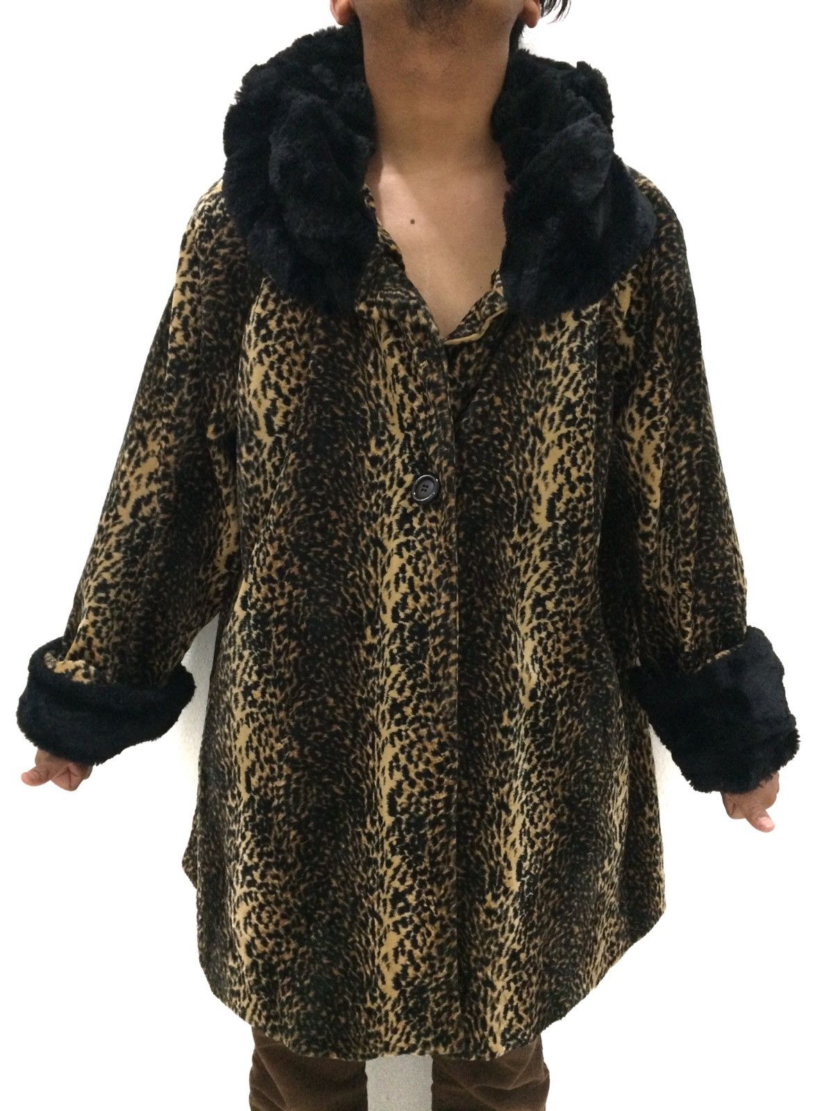 Other mink fur coat masterclass leopard Vintage Jacket Size US L / EU 52-54 / 3 - 1 Thumbnail