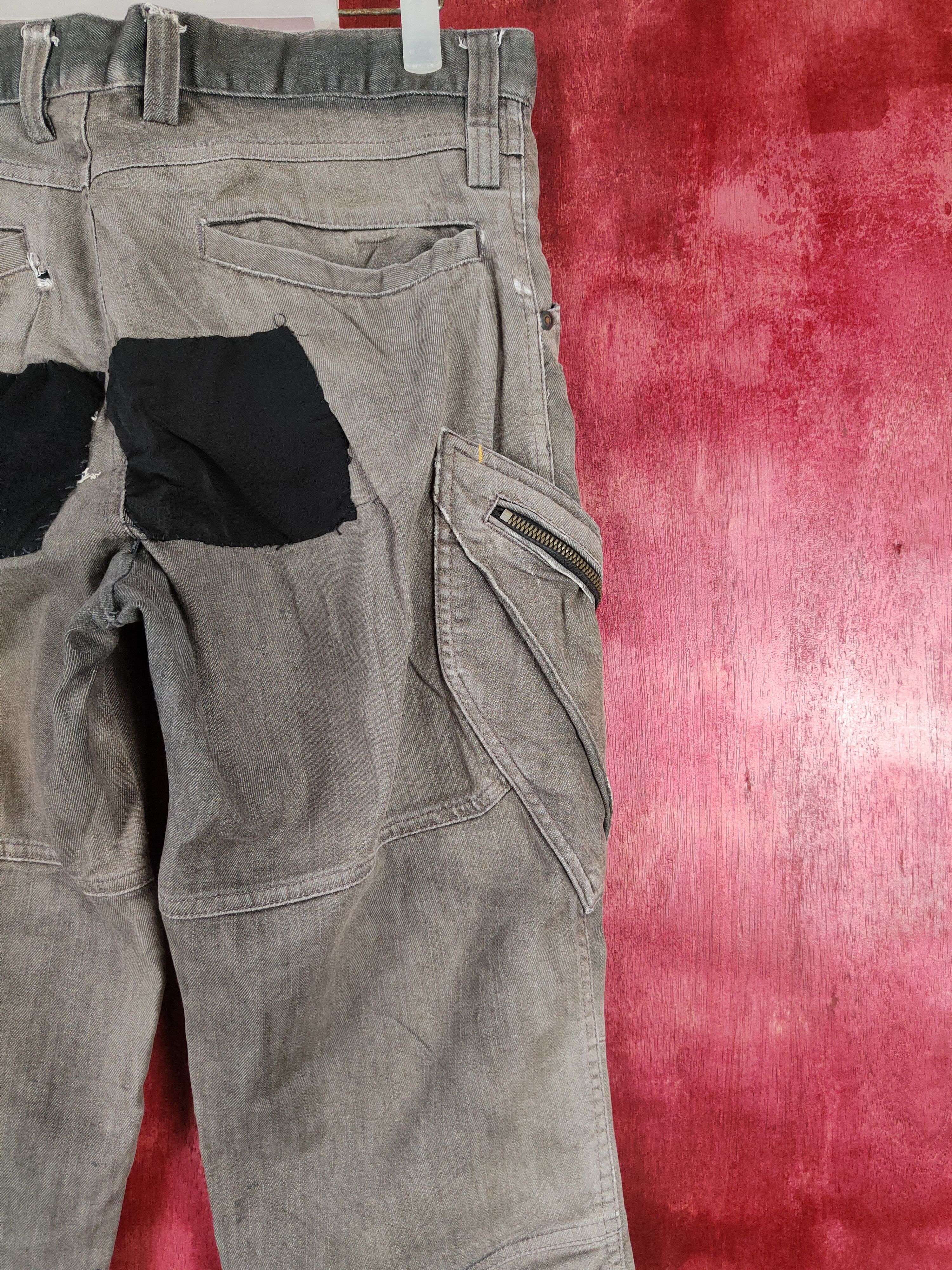 Japanese Brand × Vintage TS Design Brown patchwork multi pocket cargo pants #4682 Size US 31 - 11 Thumbnail