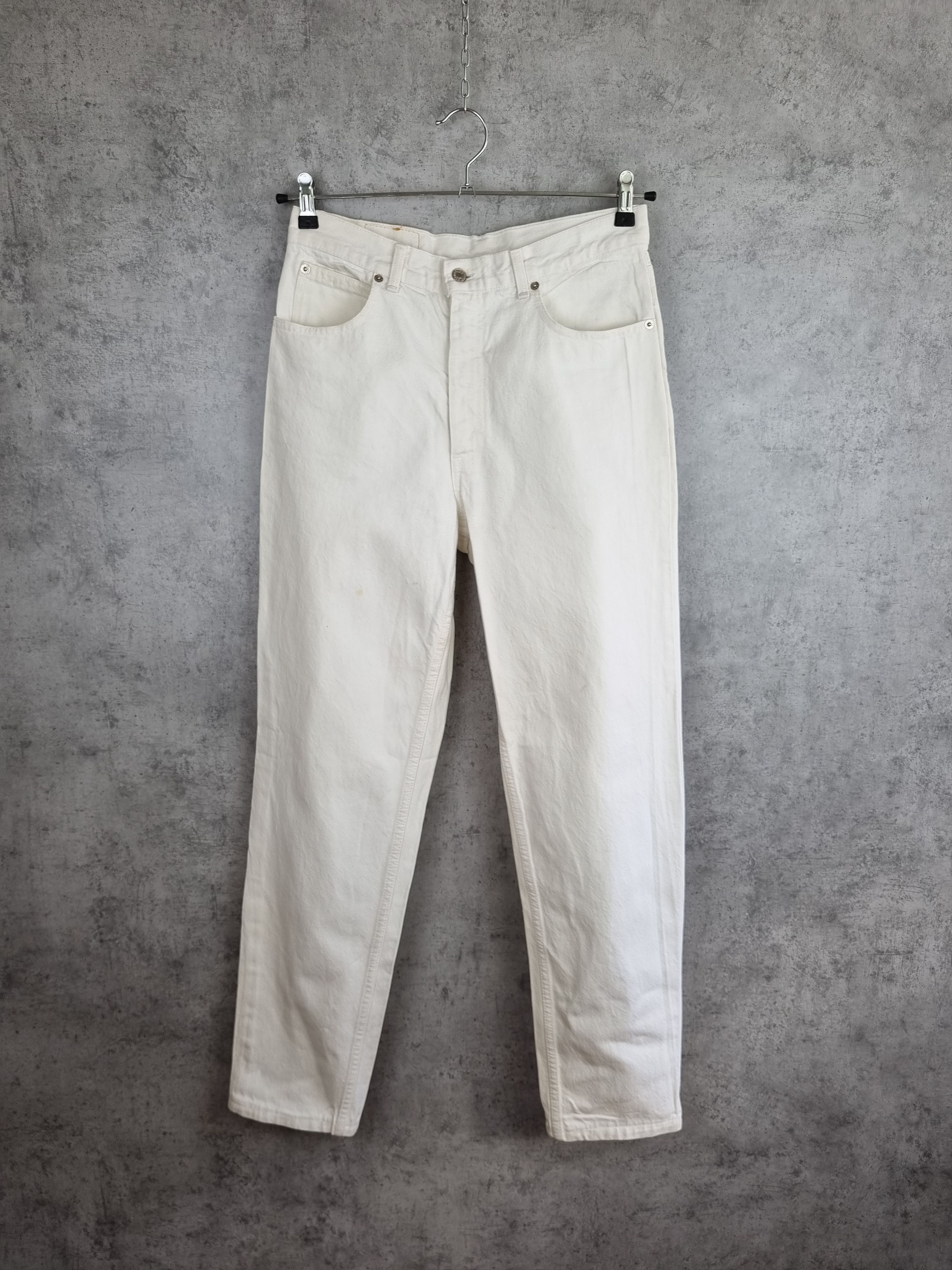 Levi's × Vintage Rare size 80s Levi's Orange Tab White Jeans Size US 29 - 18 Thumbnail