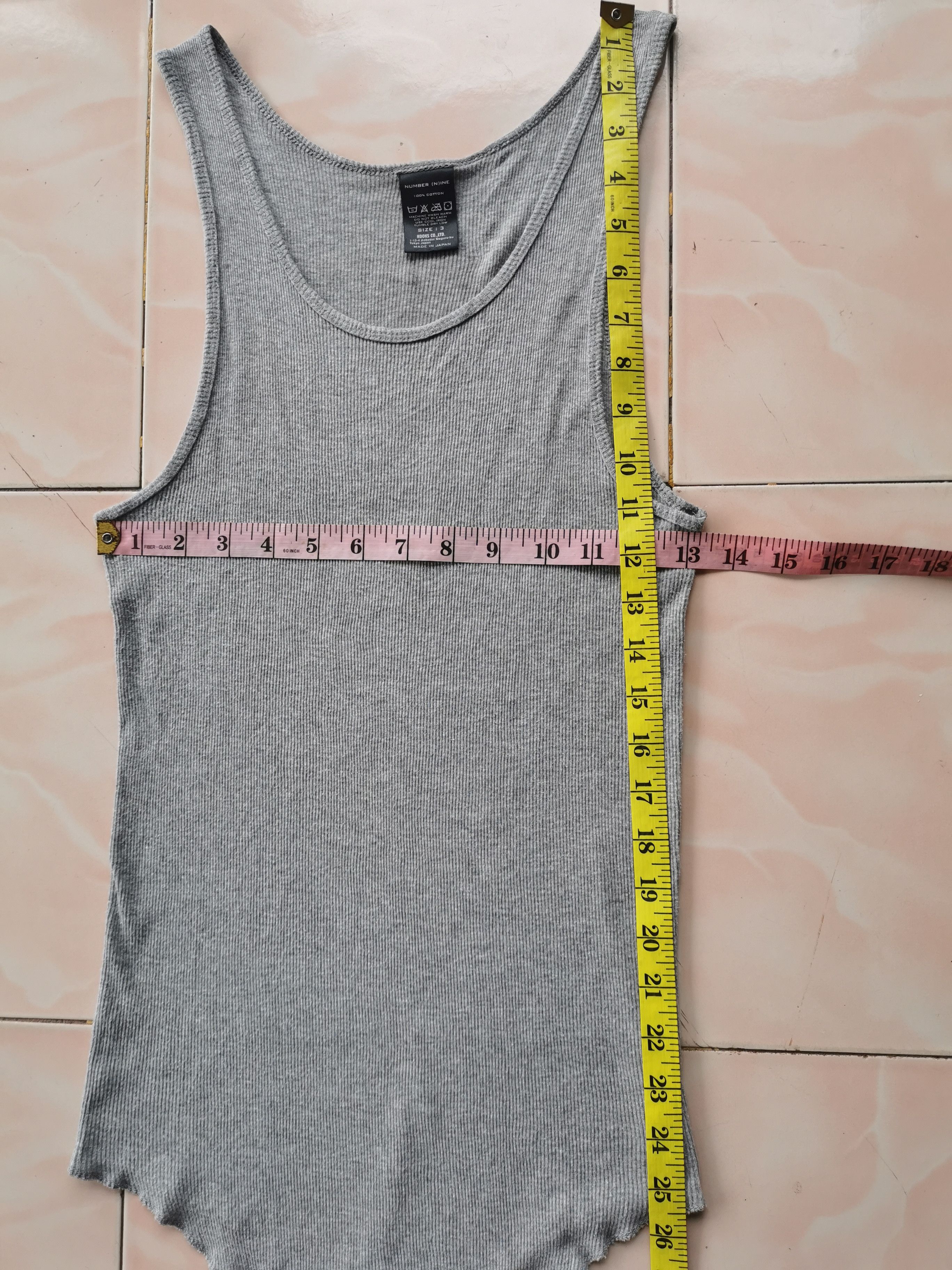 Number (N)ine Number (N)ine Strechable Plain Singlet Size US L / EU 52-54 / 3 - 3 Thumbnail