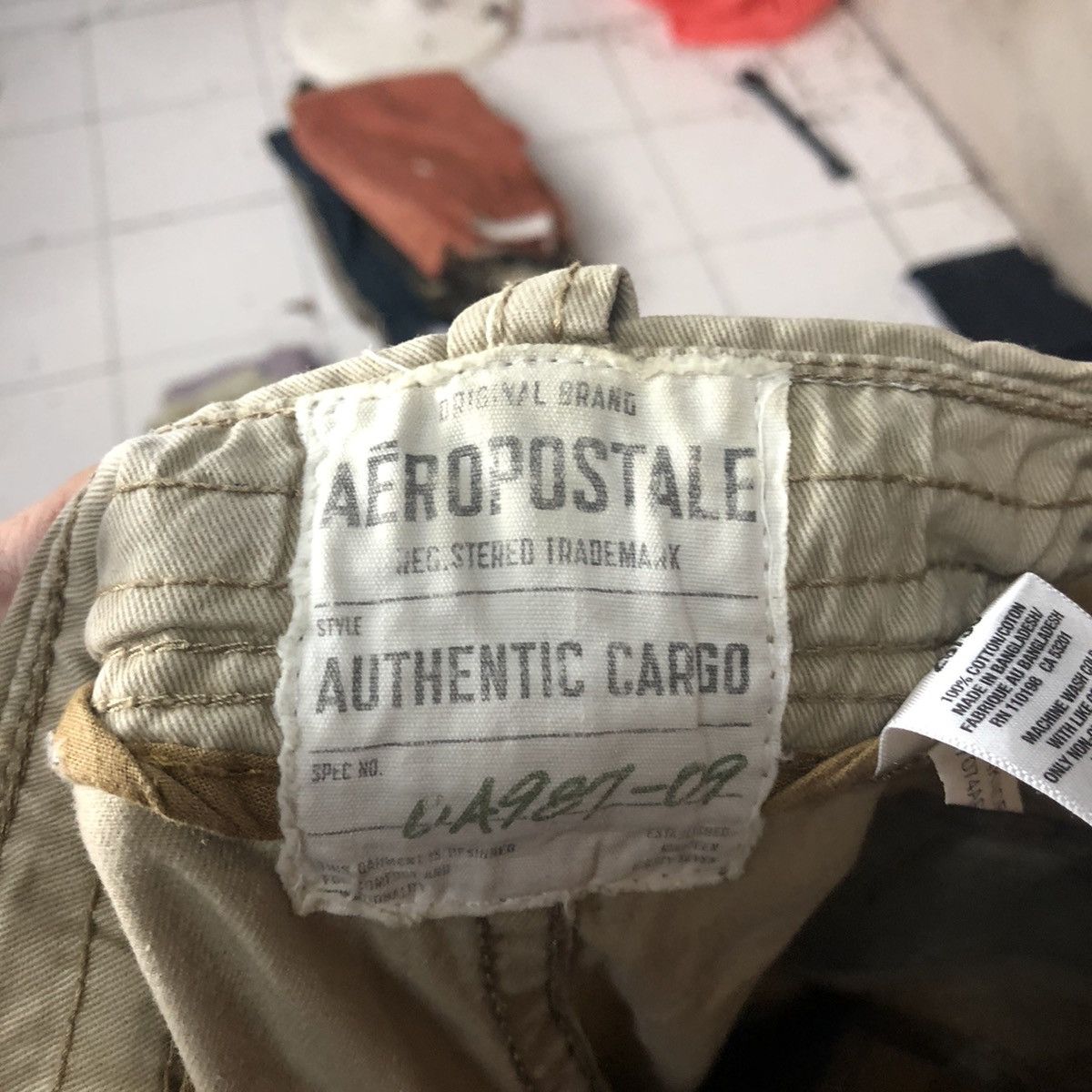Aeropostale Aeropostate Brown tactical worker Cargo Pants #5454 Size US 31 - 16 Thumbnail