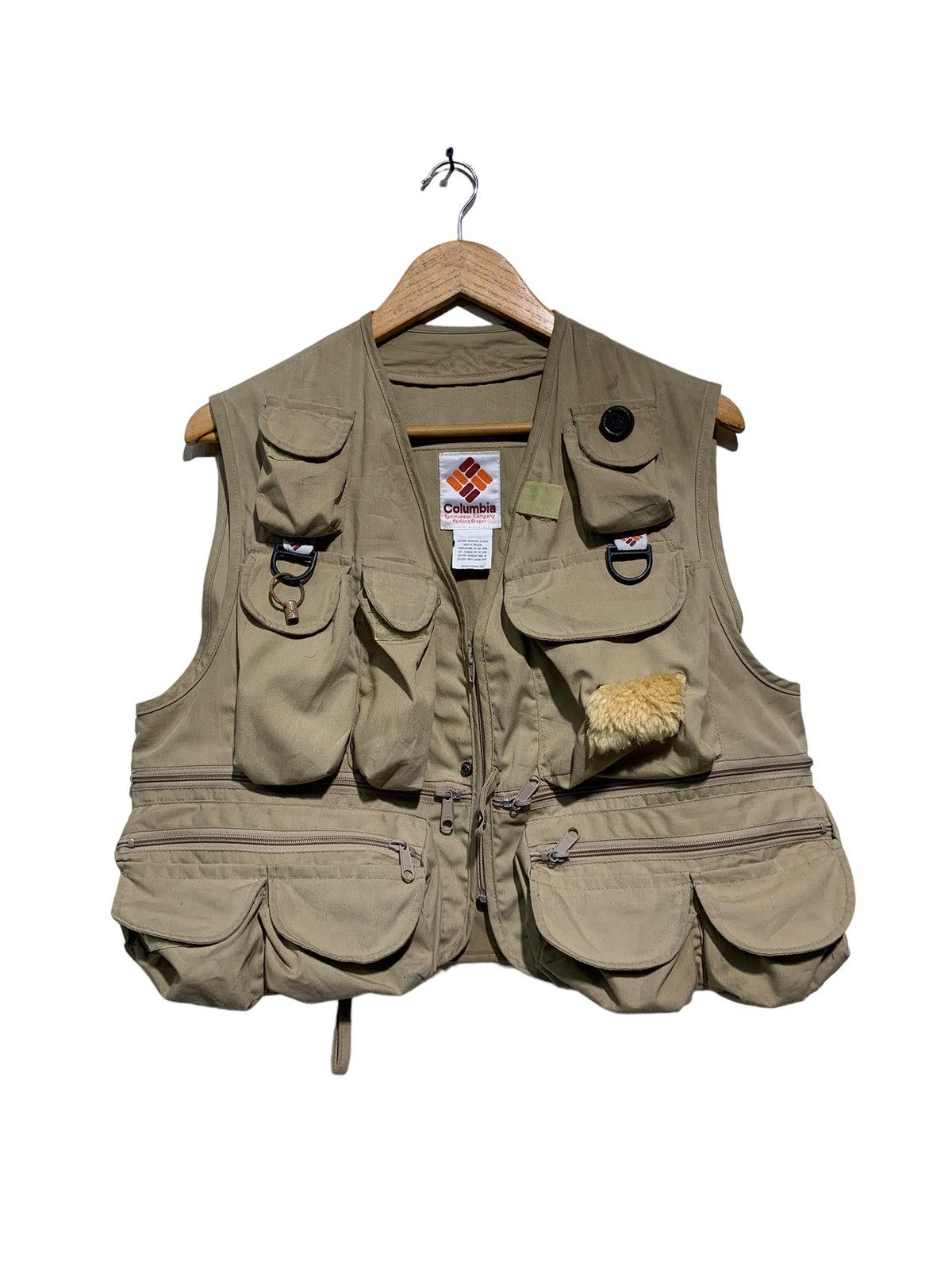 Columbia 🔥COLUMBIA WILD MAN CAMPING MULTIPOCKETS VEST Size US L / EU 52-54 / 3 - 2 Thumbnail