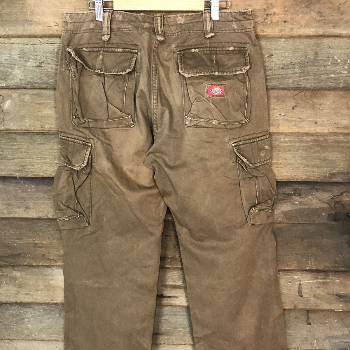 Dickies Dickies Brown tactical workers streetwear Cargo Pants #5449 Size US 33 - 12 Thumbnail
