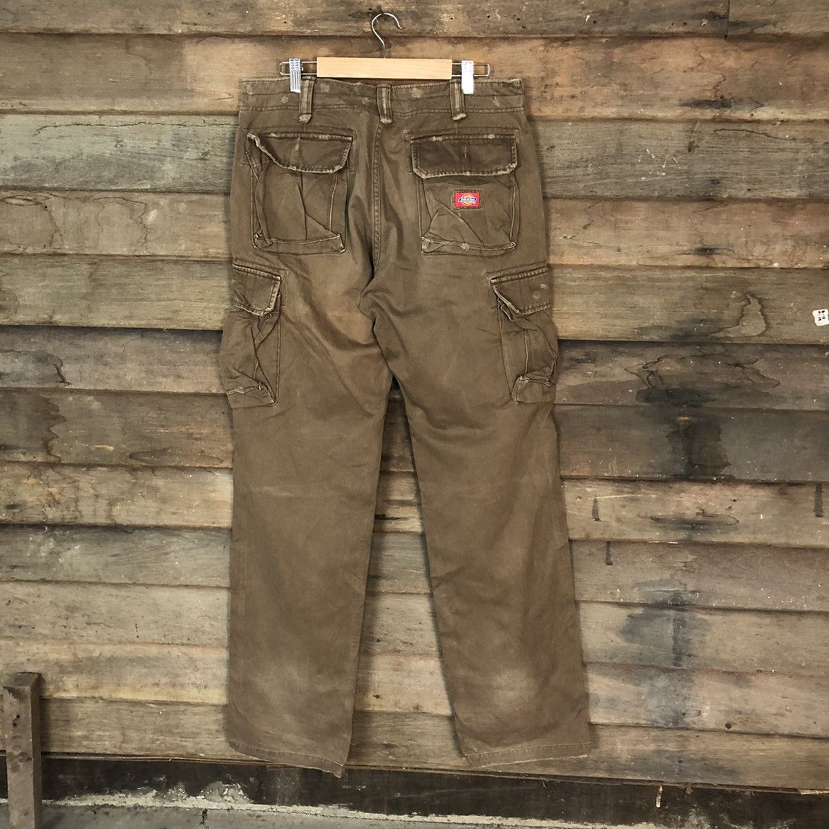Dickies Dickies Brown tactical workers streetwear Cargo Pants #5449 Size US 33 - 11 Thumbnail