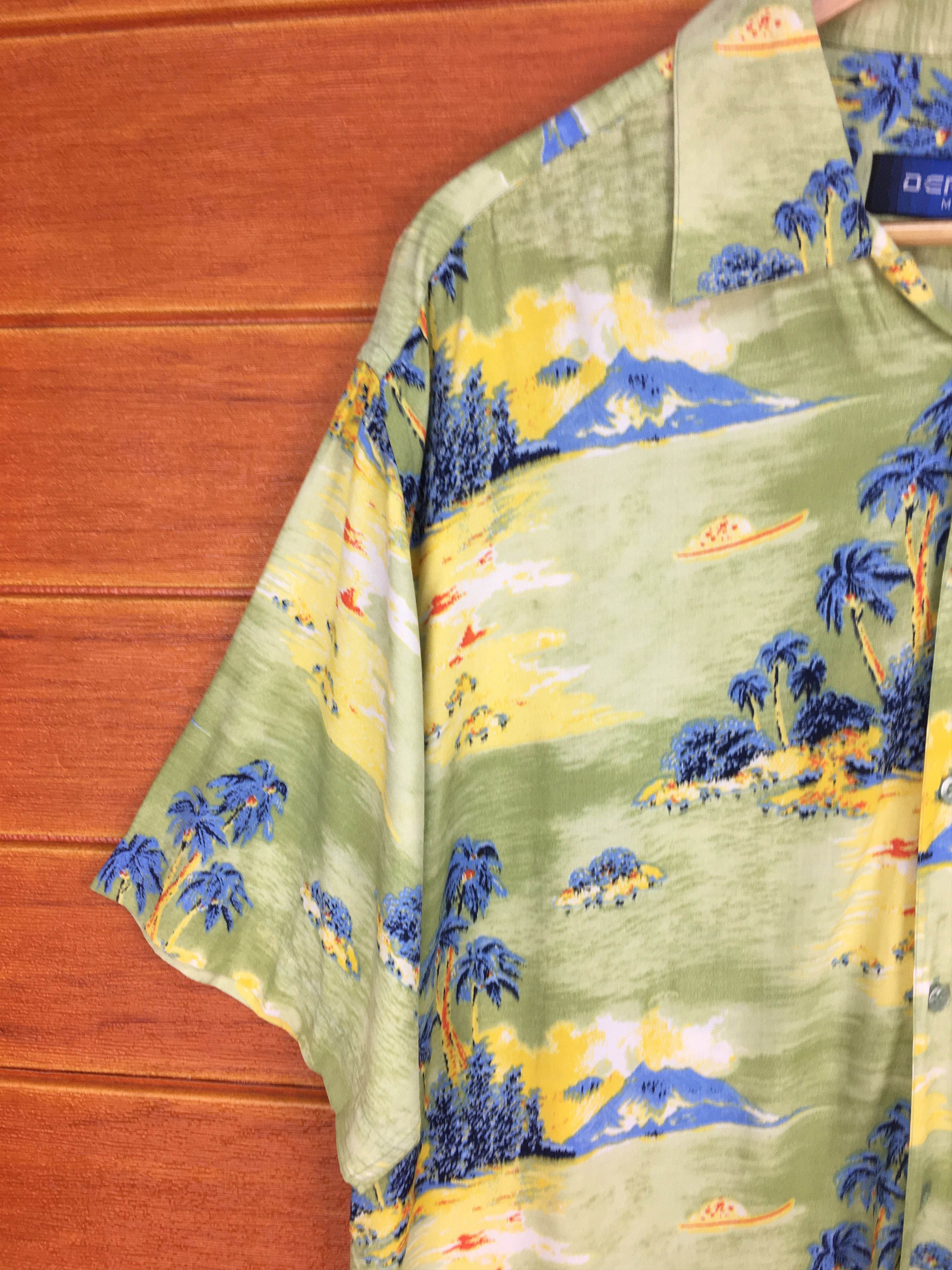 Japanese Brand Japanese Hawaiian DERGI Rayon Crepe Camp Collar Shirt Size US M / EU 48-50 / 2 - 5 Thumbnail