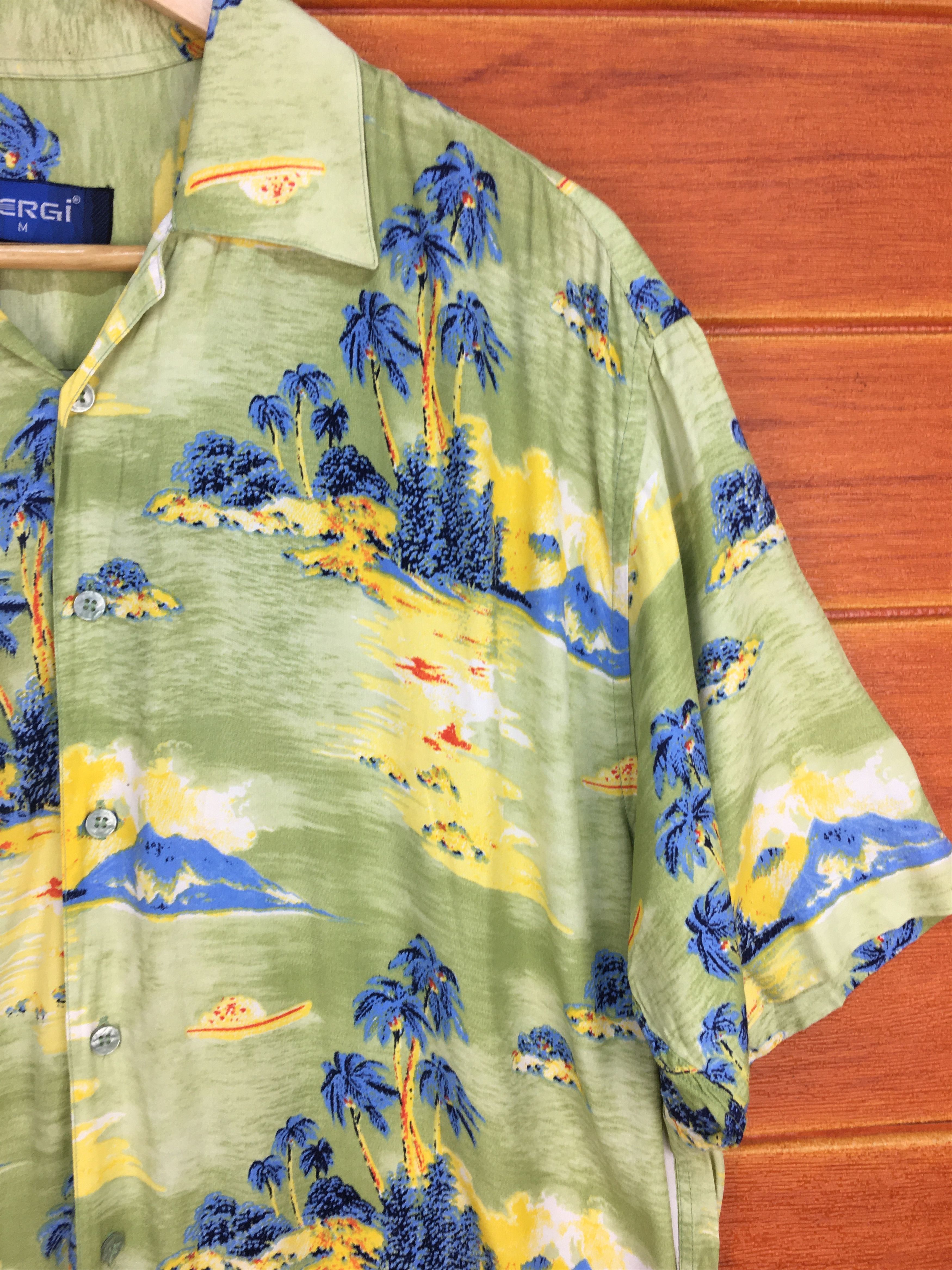 Japanese Brand Japanese Hawaiian DERGI Rayon Crepe Camp Collar Shirt Size US M / EU 48-50 / 2 - 6 Thumbnail