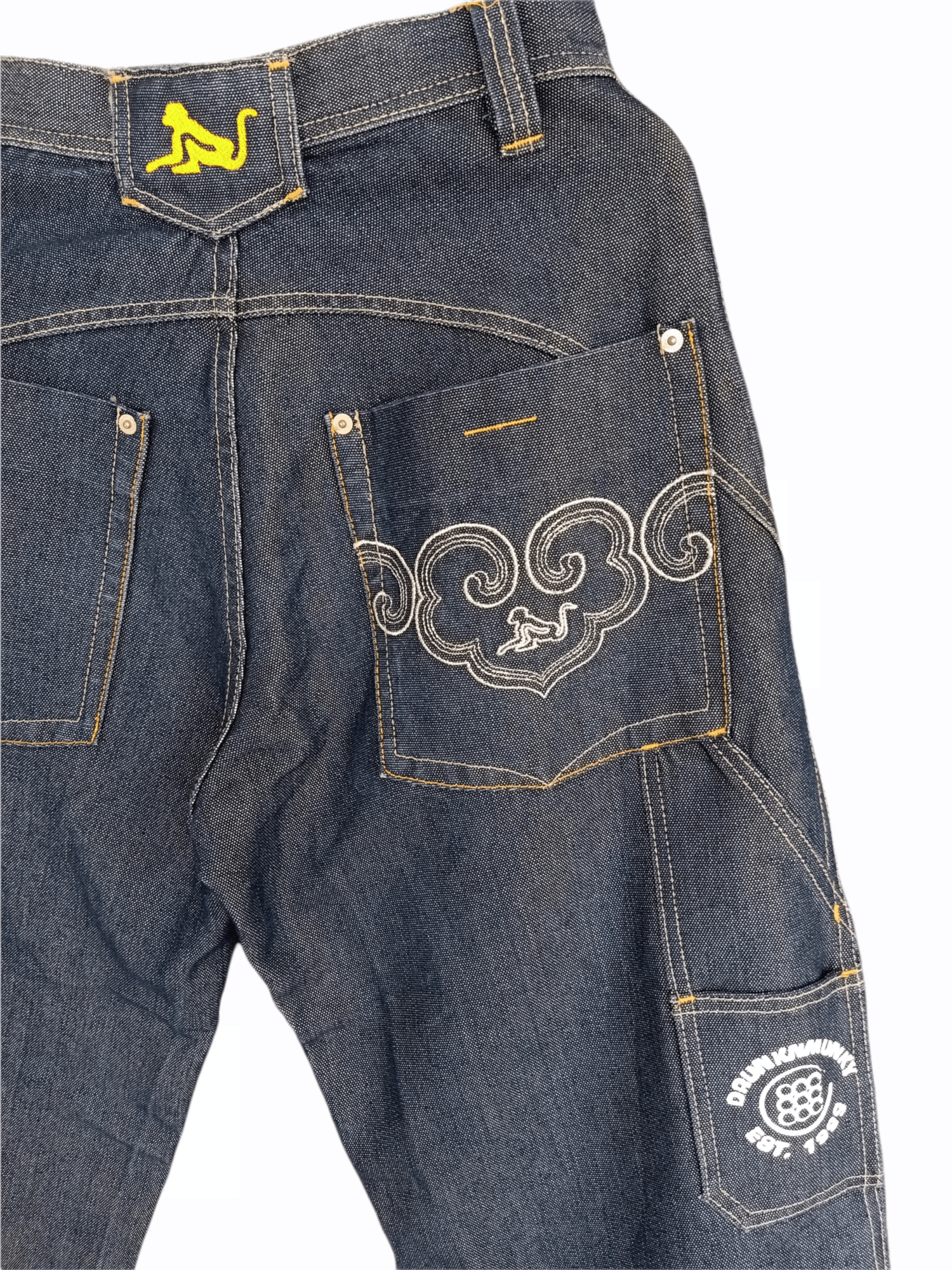 DrunknMunky × Japanese Brand Limited Hip Hop Drunknmunky Jeans Size US 29 - 5 Thumbnail