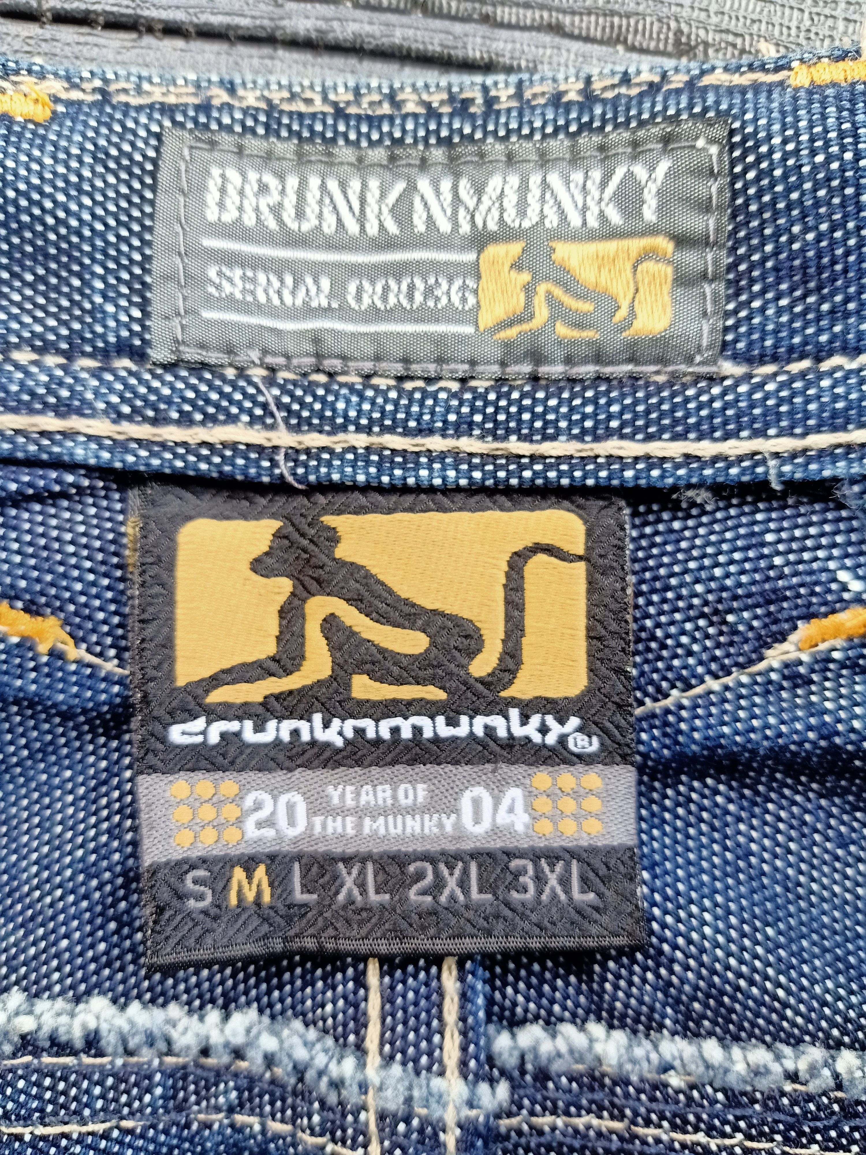 DrunknMunky × Japanese Brand Limited Hip Hop Drunknmunky Jeans Size US 29 - 3 Thumbnail