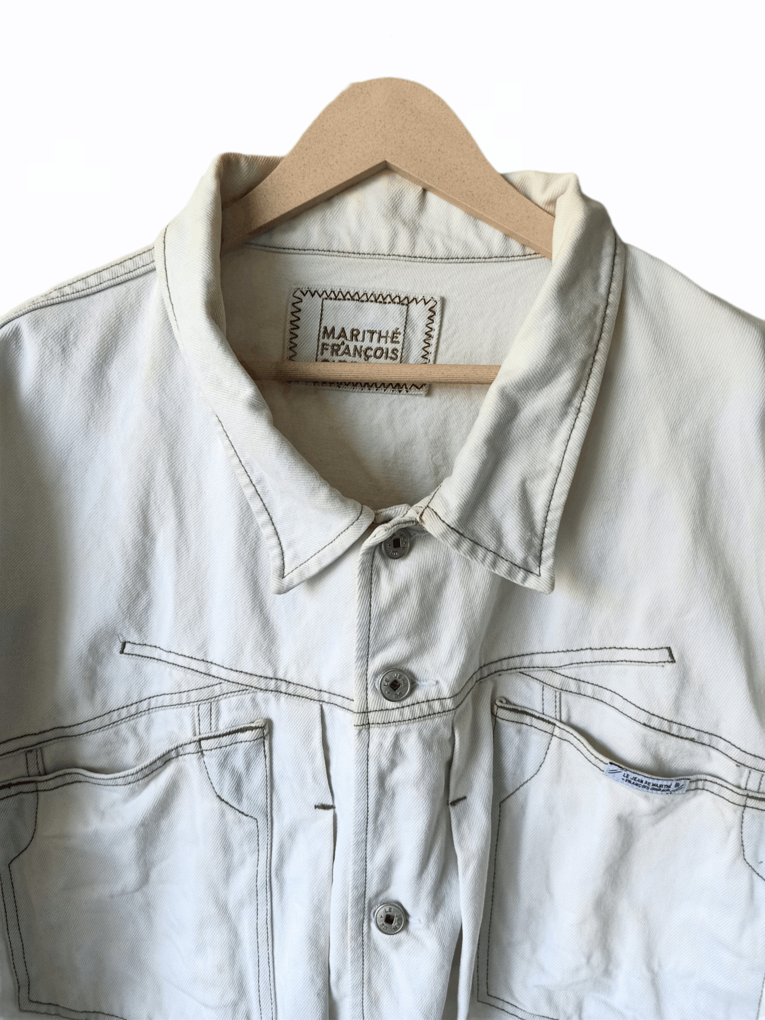 Marithe + Francois Girbaud Oversized Marithe Francois Girbaud Denim Jacket Size US XXL / EU 58 / 5 - 3 Thumbnail