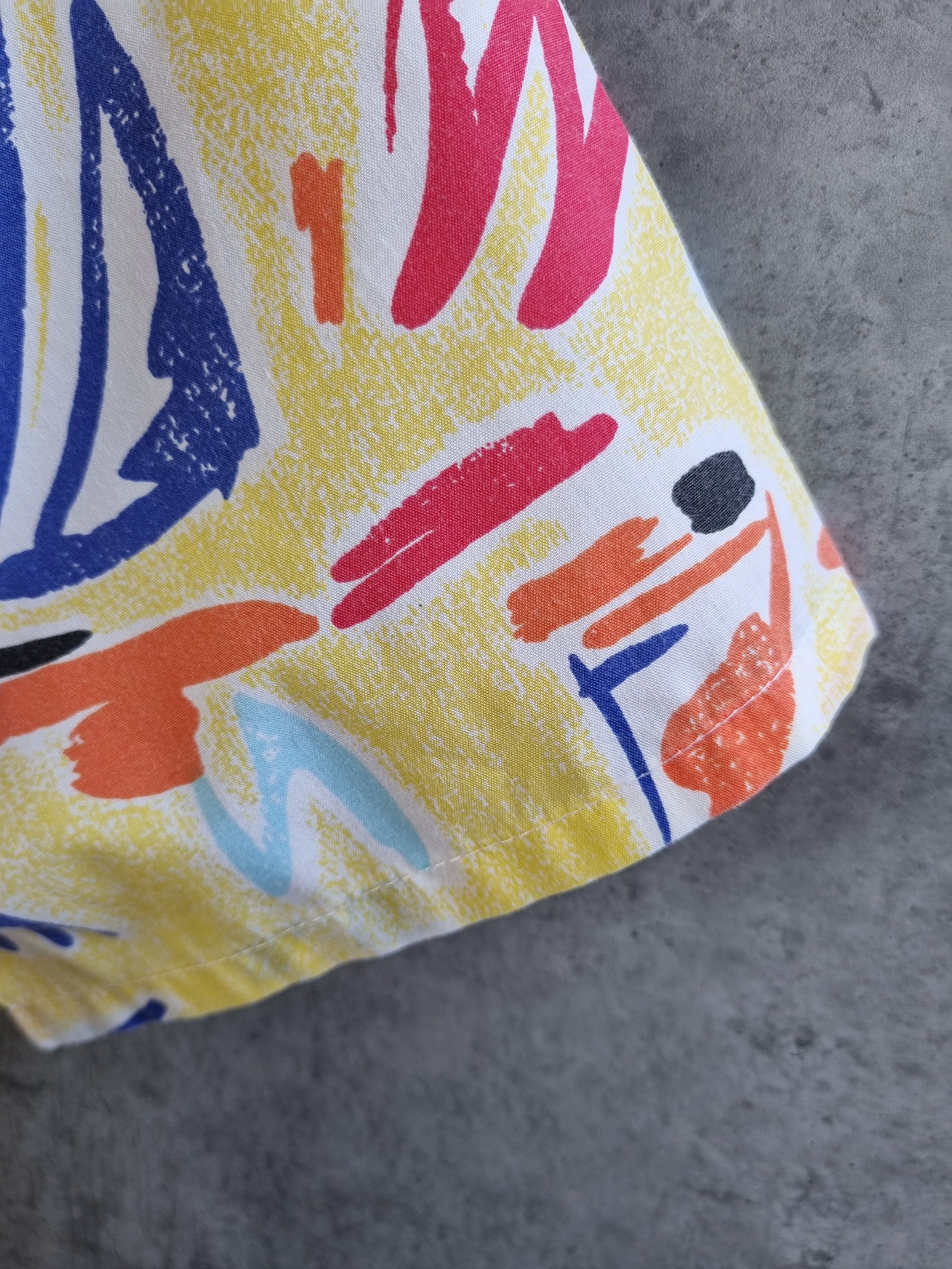 Cowboy Equipment Rare 70s art painting camp collar crazy shirt Size US L / EU 52-54 / 3 - 8 Thumbnail