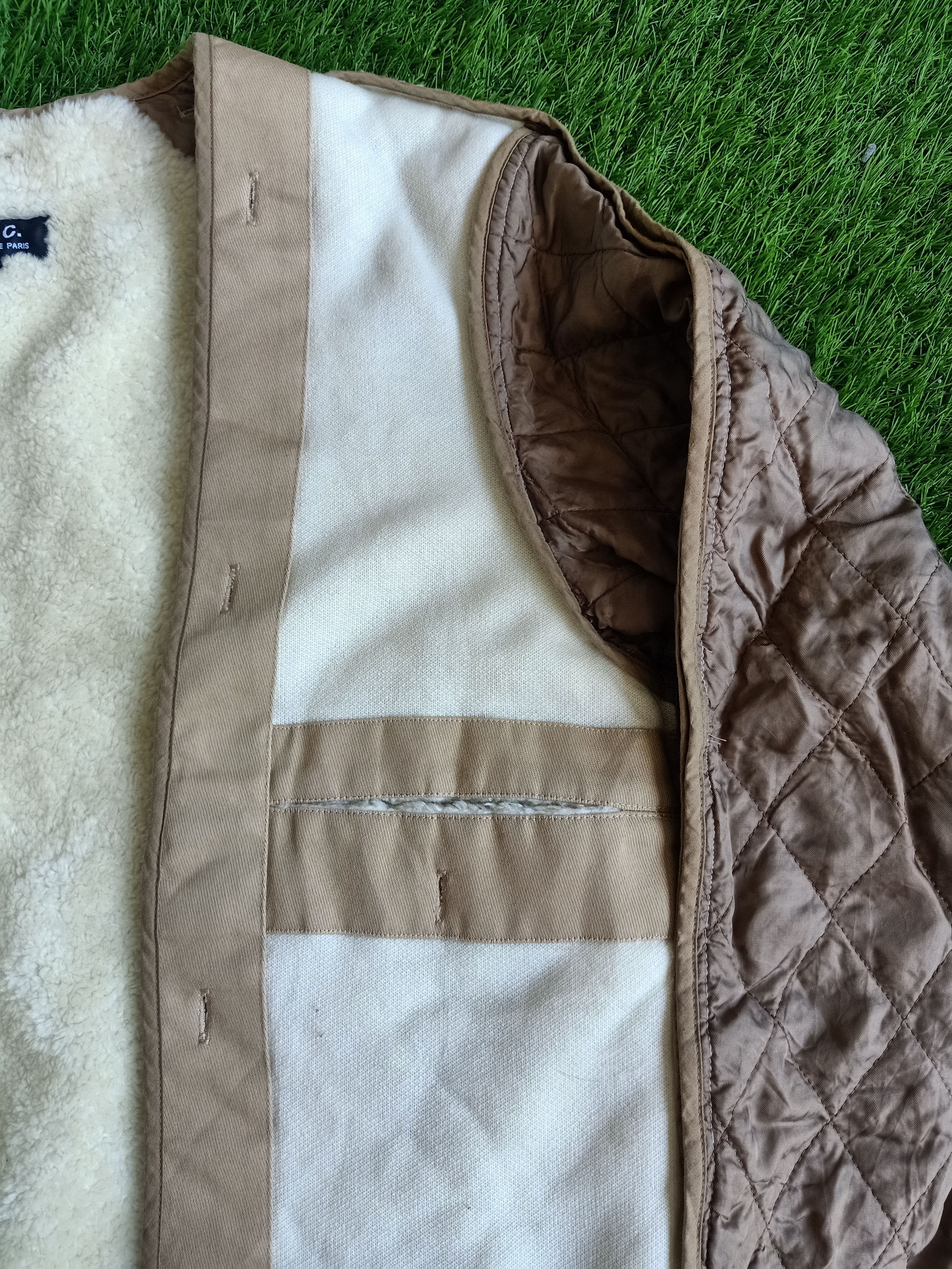 A.P.C. Vintage A.P.C inner Fleece down Jacket Size US S / EU 44-46 / 1 - 6 Thumbnail