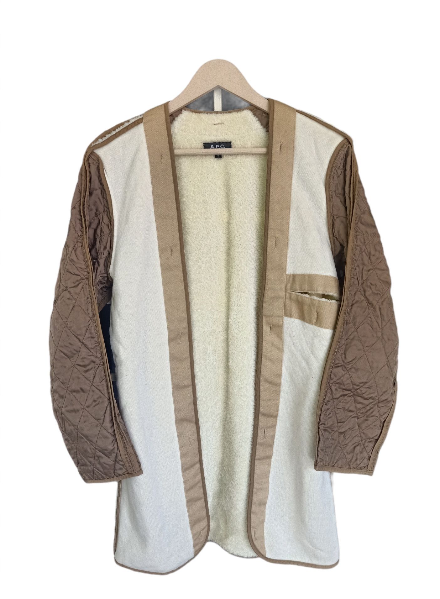 A.P.C. Vintage A.P.C inner Fleece down Jacket Size US S / EU 44-46 / 1 - 1 Thumbnail