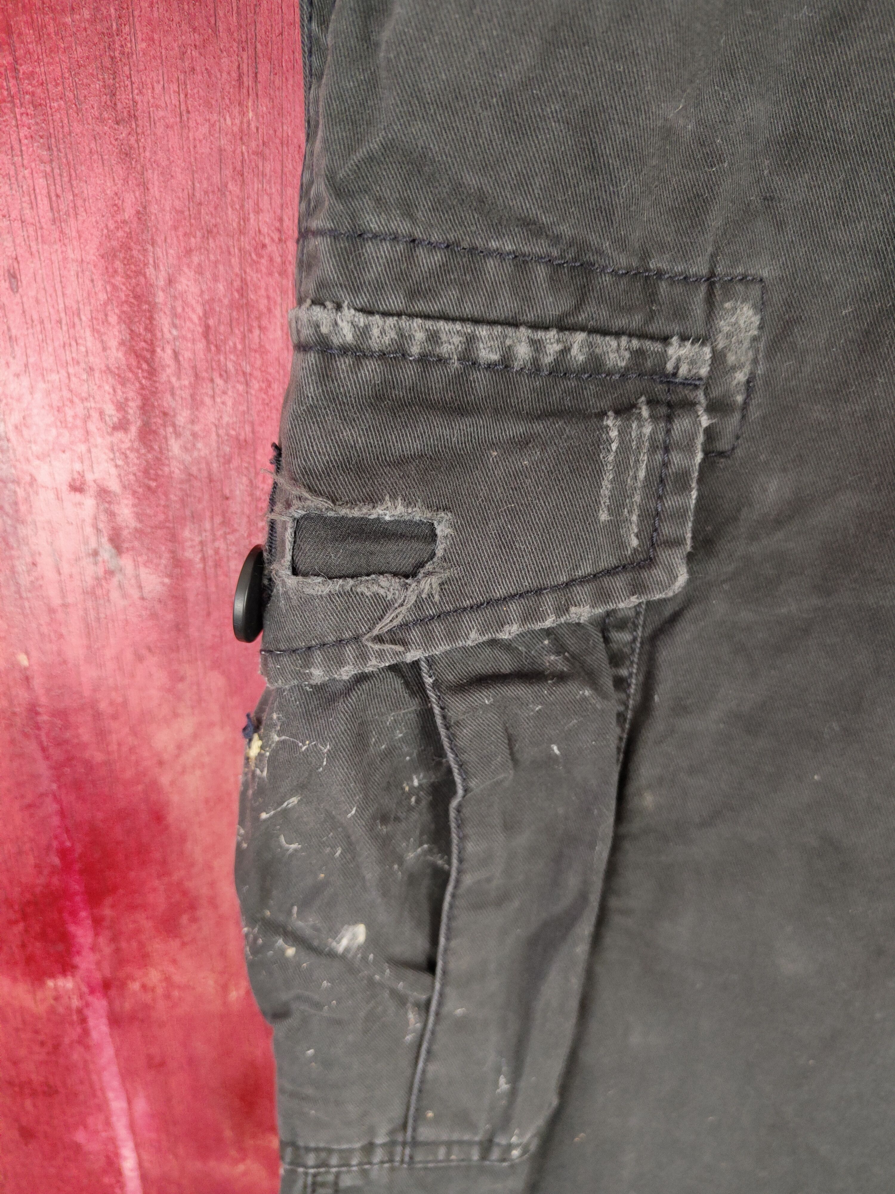 Gap Gap Black Multi Pocket Tactical cropped Cargo Pants #4901 Size 27" / US 4 / IT 40 - 5 Thumbnail
