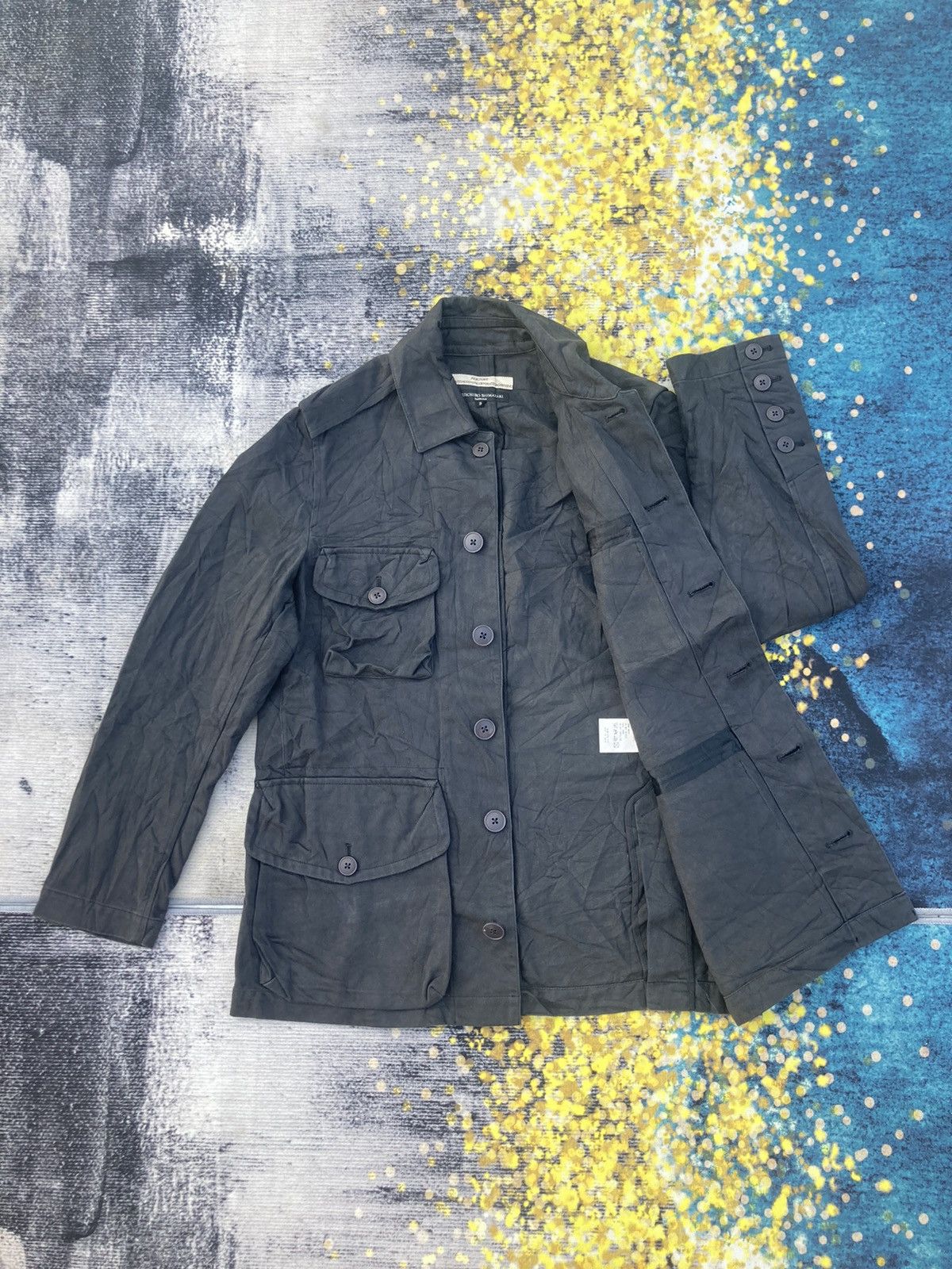 Designer RYUICHIRO SHIMAZAKI HOMME PARKA Size US L / EU 52-54 / 3 - 2 Thumbnail