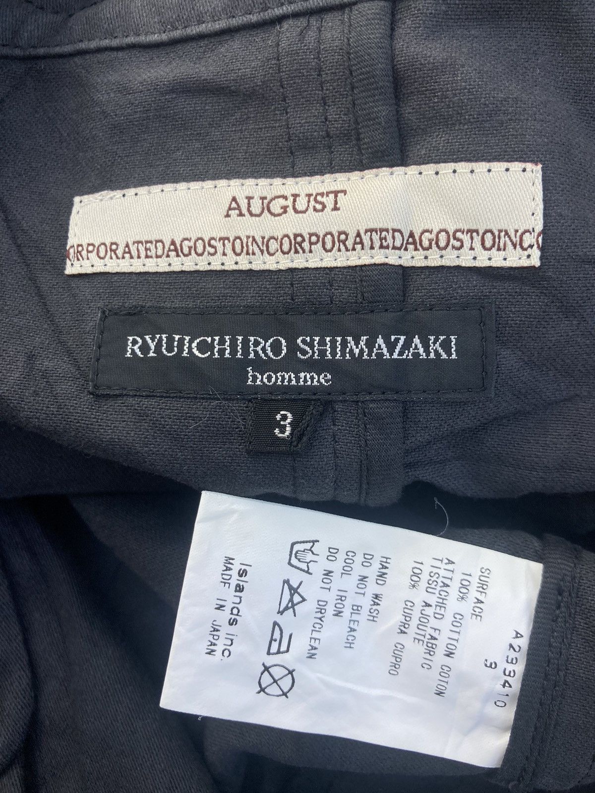 Designer RYUICHIRO SHIMAZAKI HOMME PARKA Size US L / EU 52-54 / 3 - 7 Thumbnail
