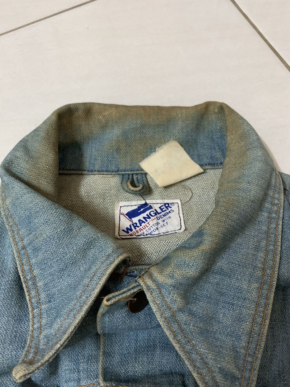Wrangler Very Rare Vintage 70’s Wrangler Denim Jacket Size US L / EU 52-54 / 3 - 13 Thumbnail