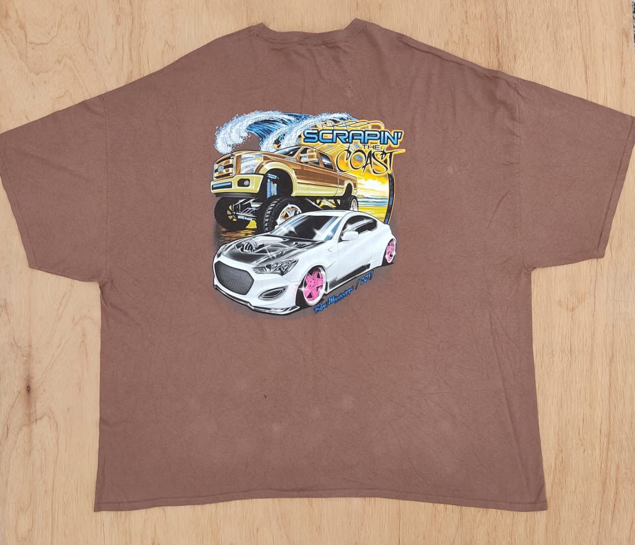 NASCAR × Vintage vintage tee SCRAPIN THE coast C16 Size US XXL / EU 58 / 5 - 1 Thumbnail