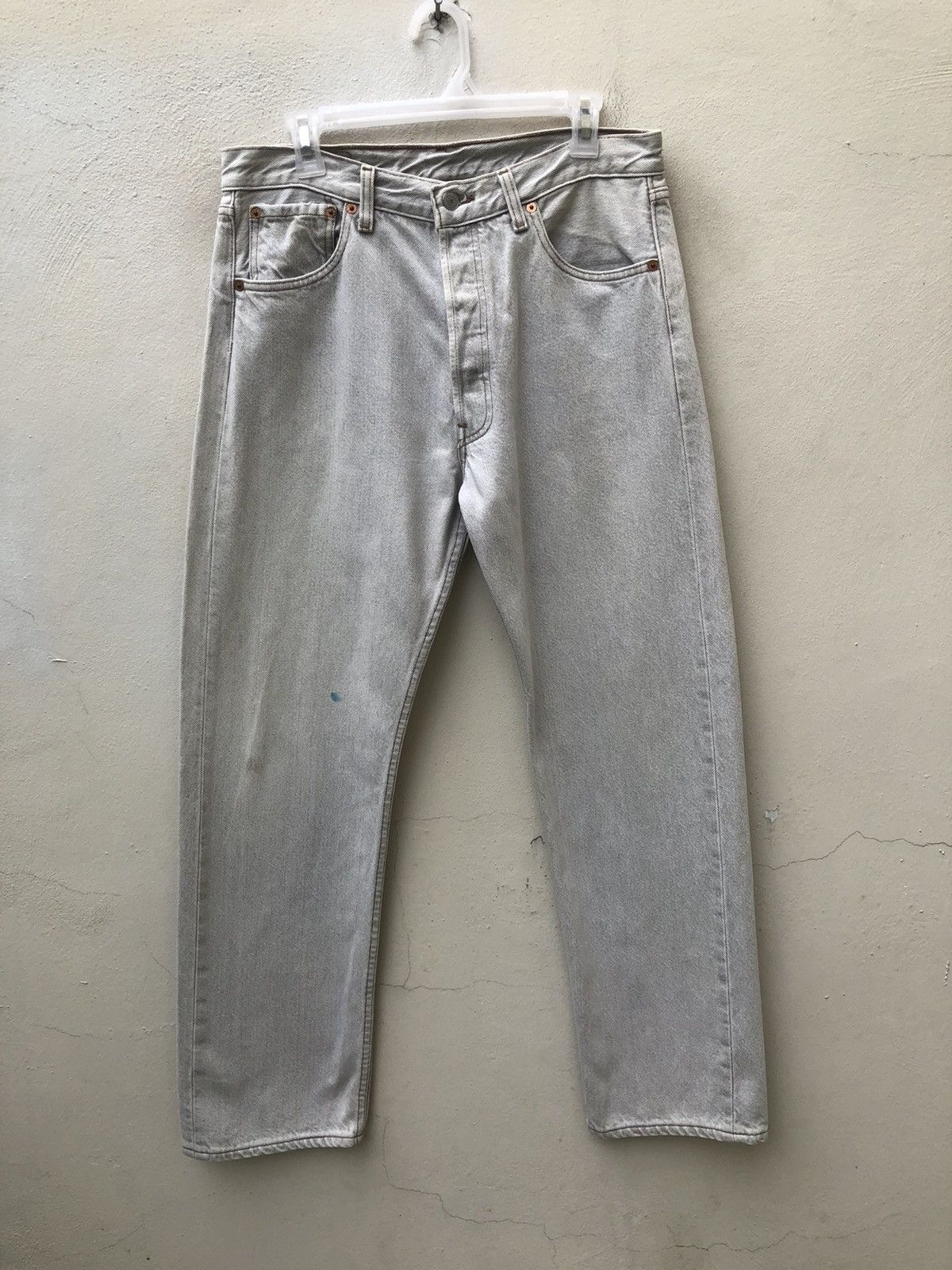 Levi's Vintage 90s Levi’s 501 Jeans Usa Faded Denim Jeans Size US 34 / EU 50 - 1 Thumbnail