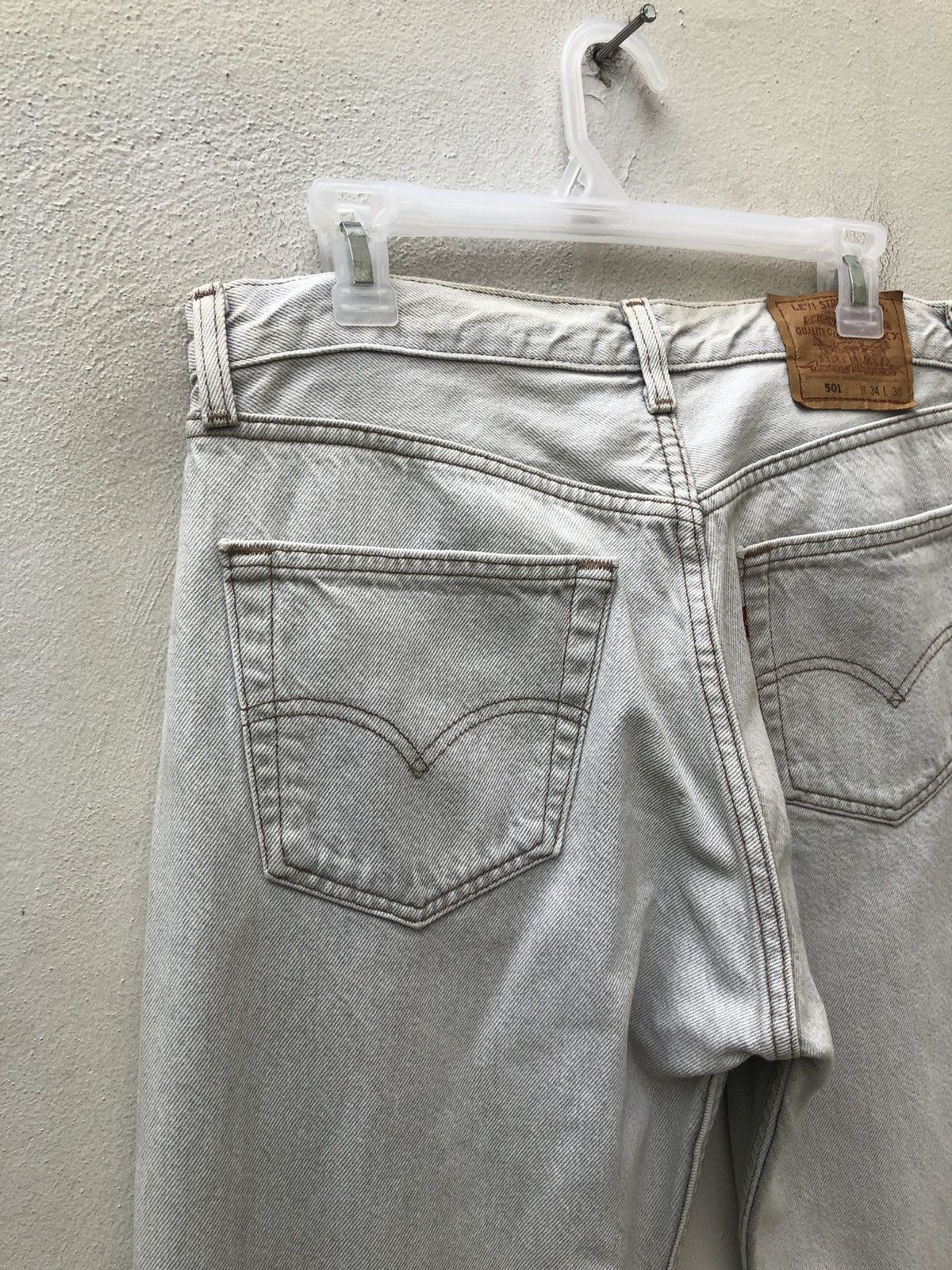 Levi's Vintage 90s Levi’s 501 Jeans Usa Faded Denim Jeans Size US 34 / EU 50 - 13 Thumbnail