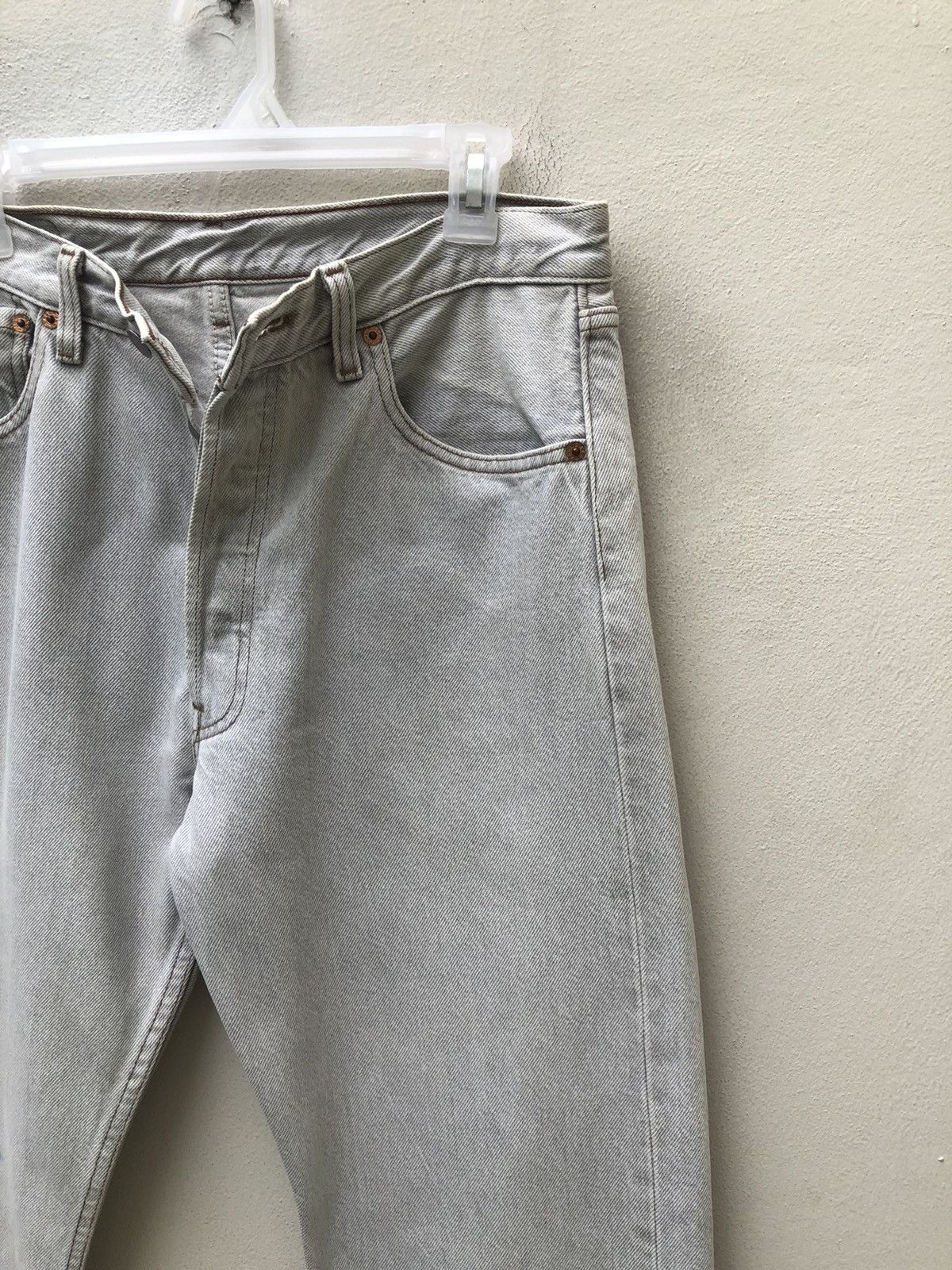 Levi's Vintage 90s Levi’s 501 Jeans Usa Faded Denim Jeans Size US 34 / EU 50 - 7 Thumbnail