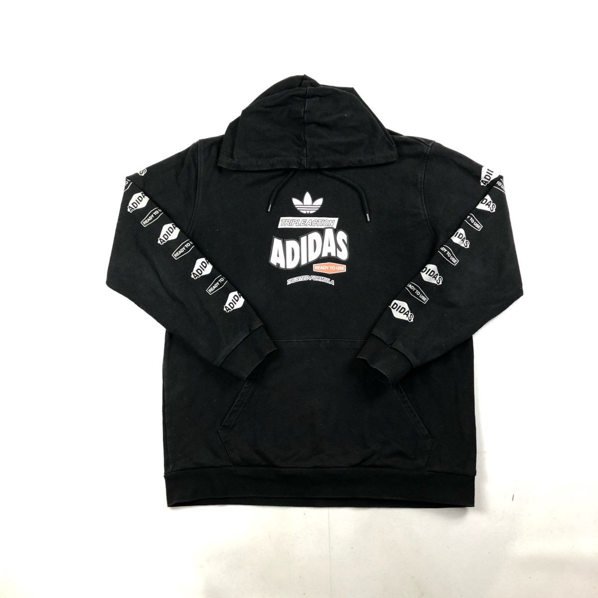 Adidas × Vintage Adidas sweatshirt vintage hoodie retro 90s center swoosh Size US XL / EU 56 / 4 - 3 Thumbnail