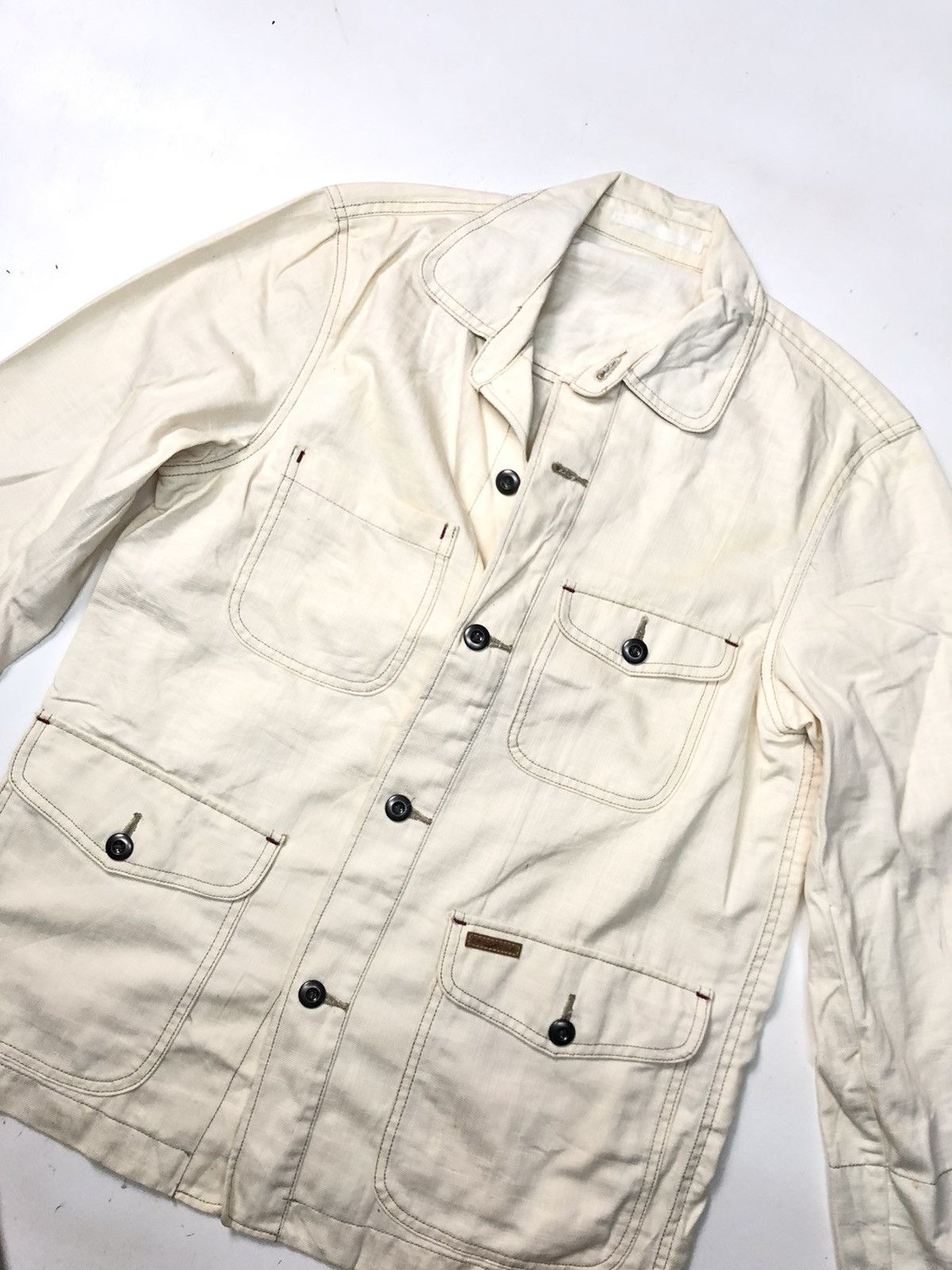 Japanese Brand × Vintage VINTAGE CROCODILE WORKER COAT JACKET JAPAN 🇯🇵 Size US M / EU 48-50 / 2 - 2 Thumbnail