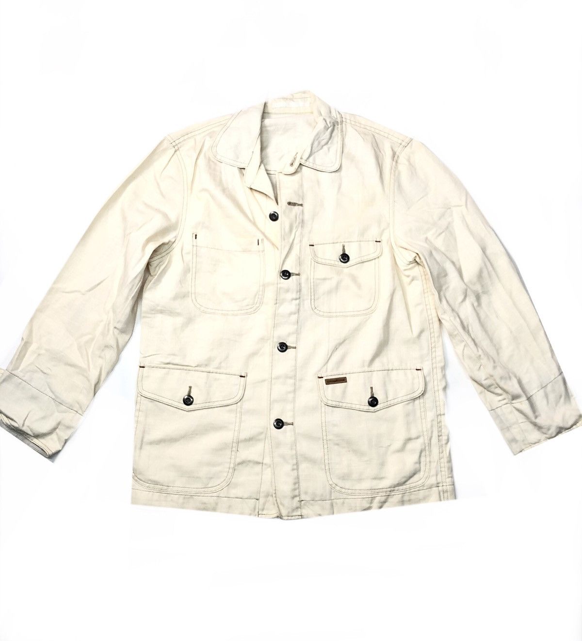 Japanese Brand × Vintage VINTAGE CROCODILE WORKER COAT JACKET JAPAN 🇯🇵 Size US M / EU 48-50 / 2 - 1 Thumbnail