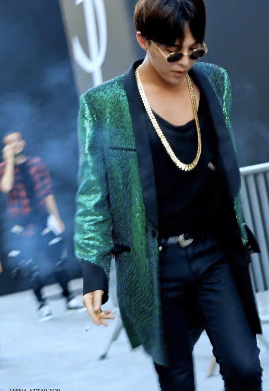 Hedi Slimane × Saint Laurent Paris *RARE* SS14 Saint Laurent Paris Sequins Blazer SZ.50 Size US M / EU 48-50 / 2 - 2 Thumbnail