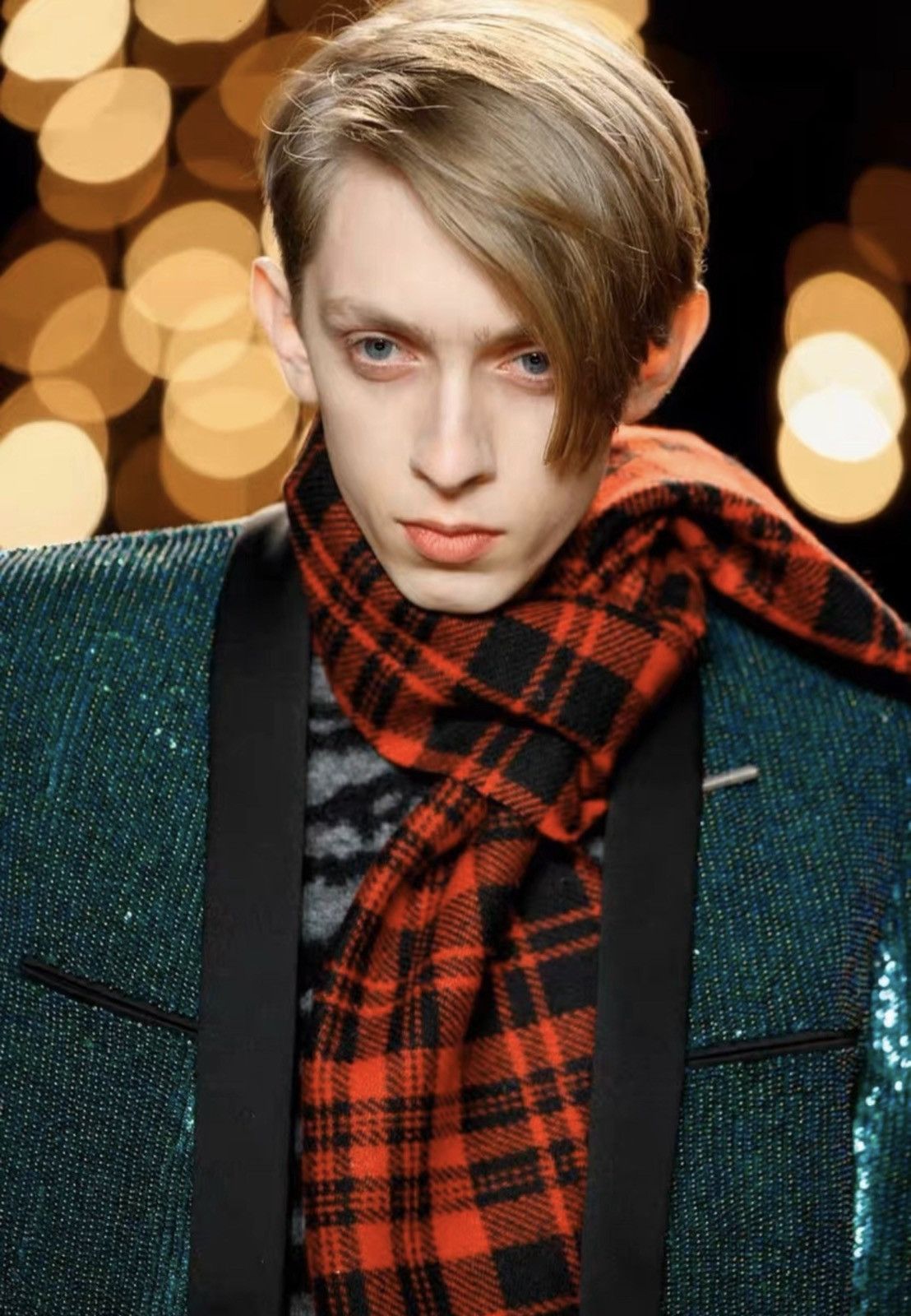Hedi Slimane × Saint Laurent Paris *RARE* SS14 Saint Laurent Paris Sequins Blazer SZ.50 Size US M / EU 48-50 / 2 - 3 Thumbnail
