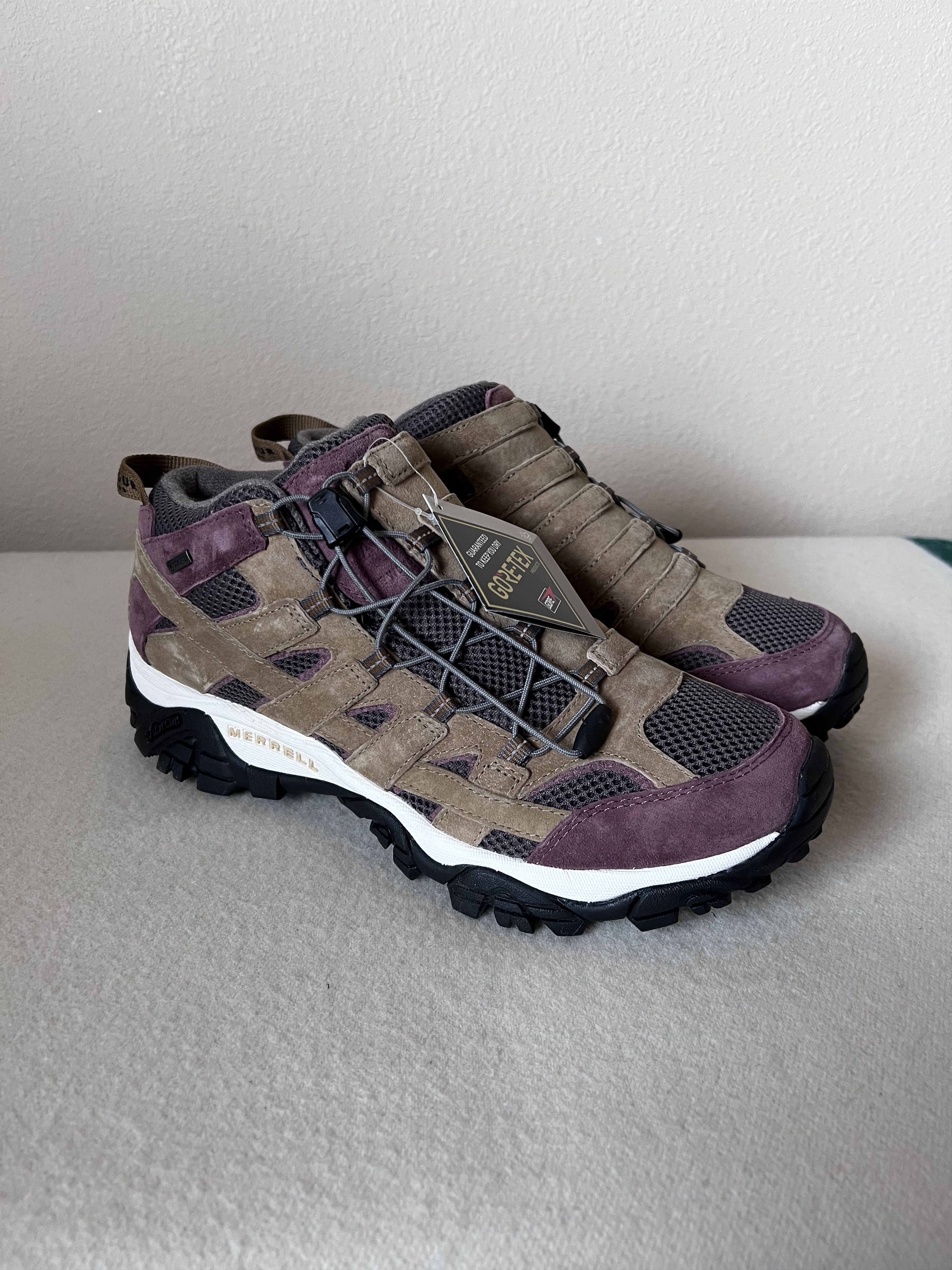 image of Goretex x Merrell A.four Moab Gtx Shoes in Coyote, Men's (Size 10)