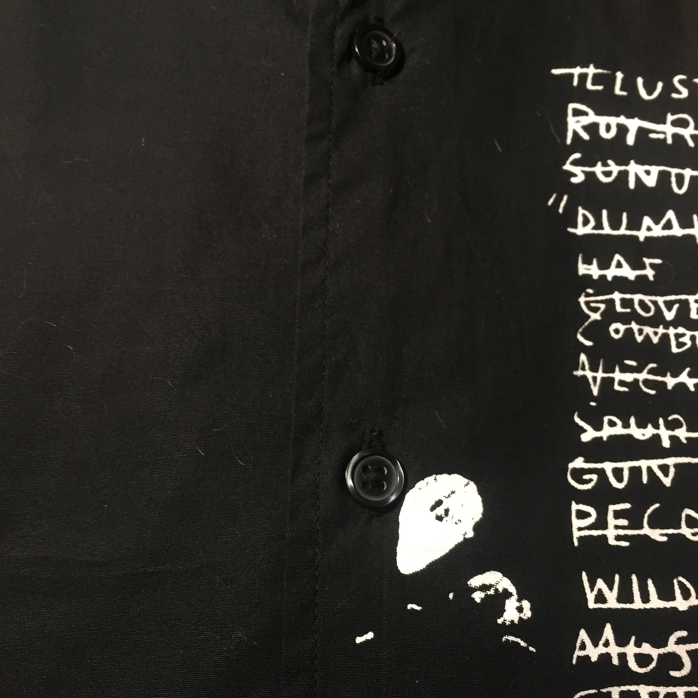 Supreme FW13 Supreme Jean Michel Basquiat Button Up Medium Black Ar Size US M / EU 48-50 / 2 - 4 Thumbnail