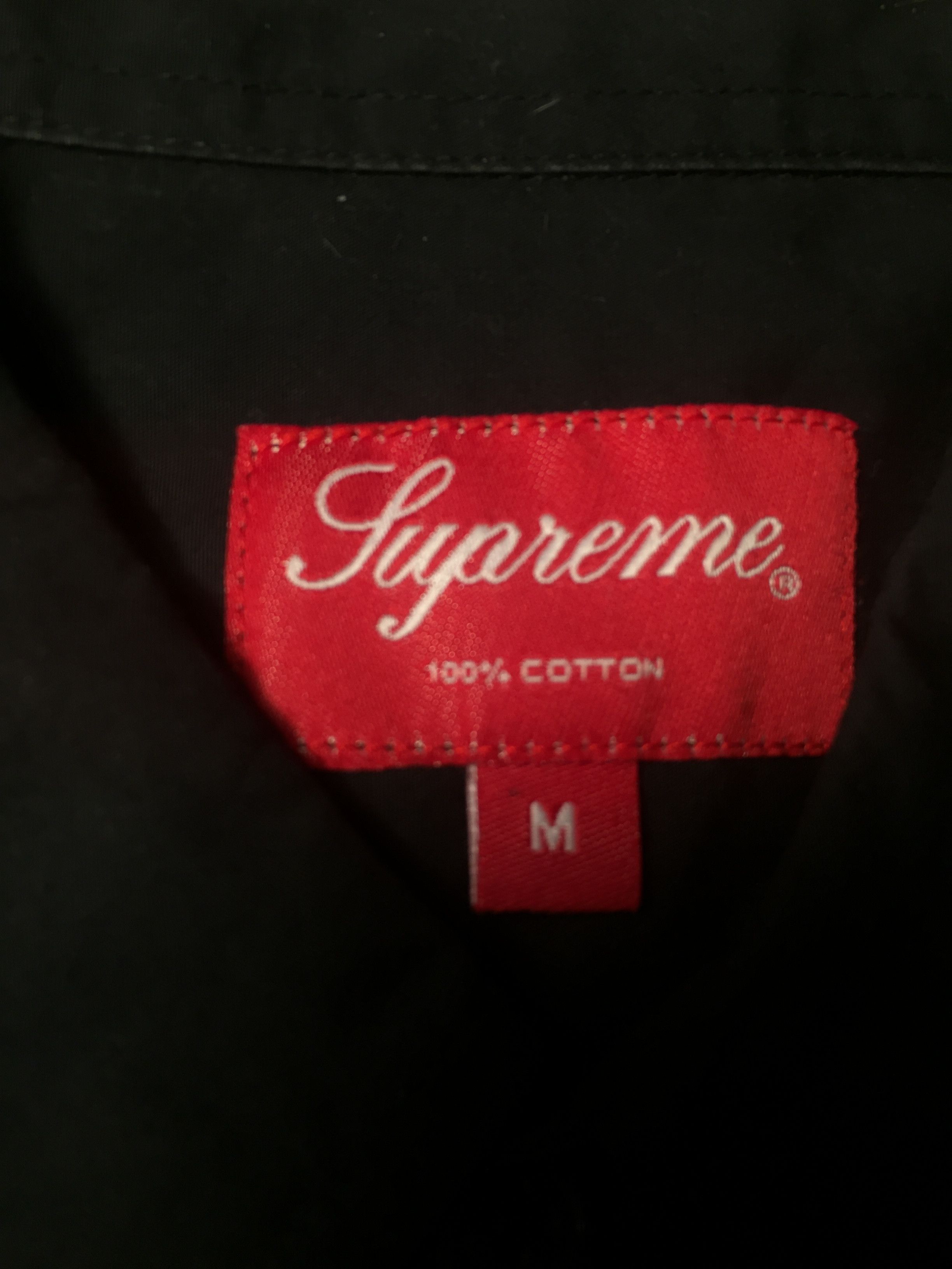 Supreme FW13 Supreme Jean Michel Basquiat Button Up Medium Black Ar Size US M / EU 48-50 / 2 - 2 Thumbnail