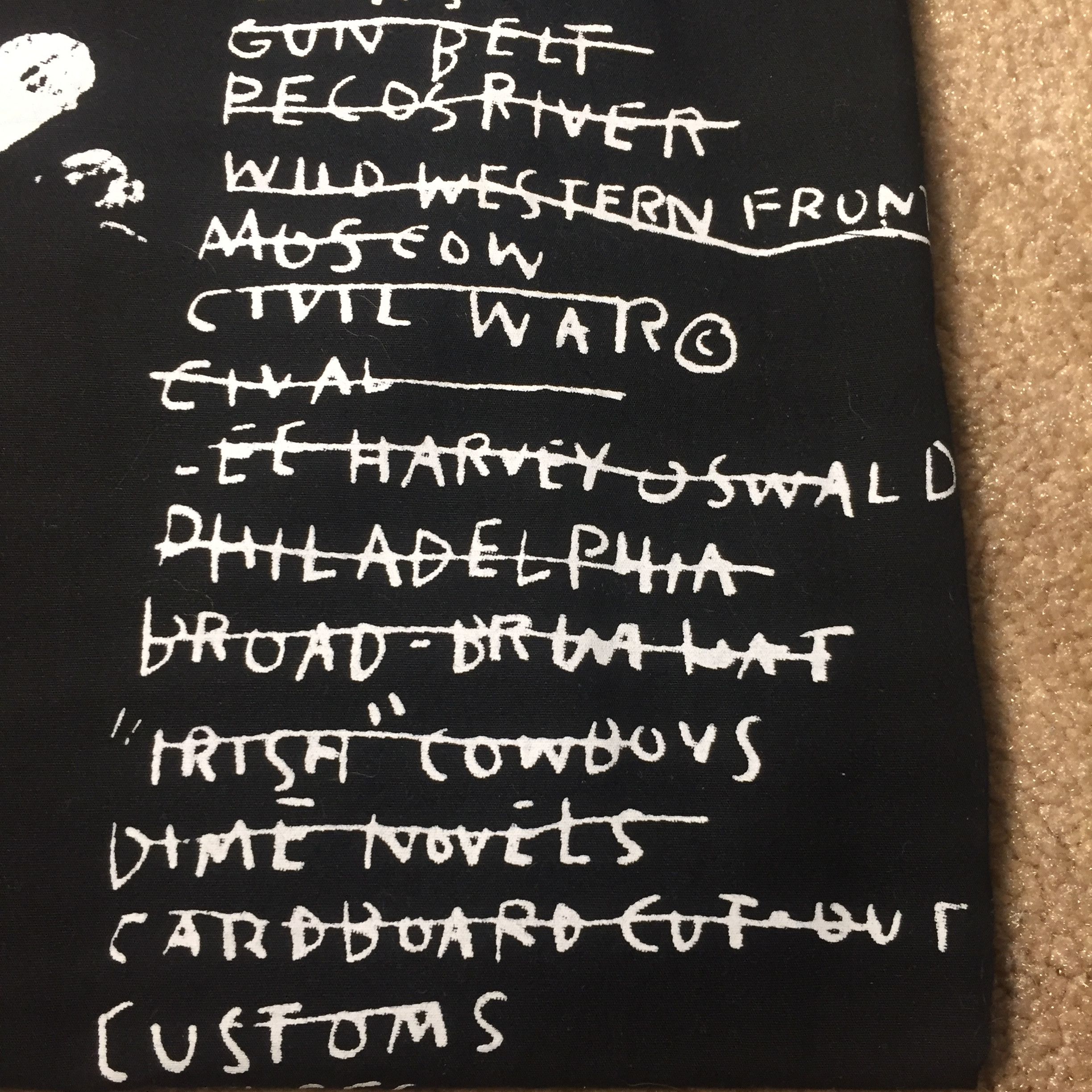 Supreme FW13 Supreme Jean Michel Basquiat Button Up Medium Black Ar Size US M / EU 48-50 / 2 - 5 Thumbnail