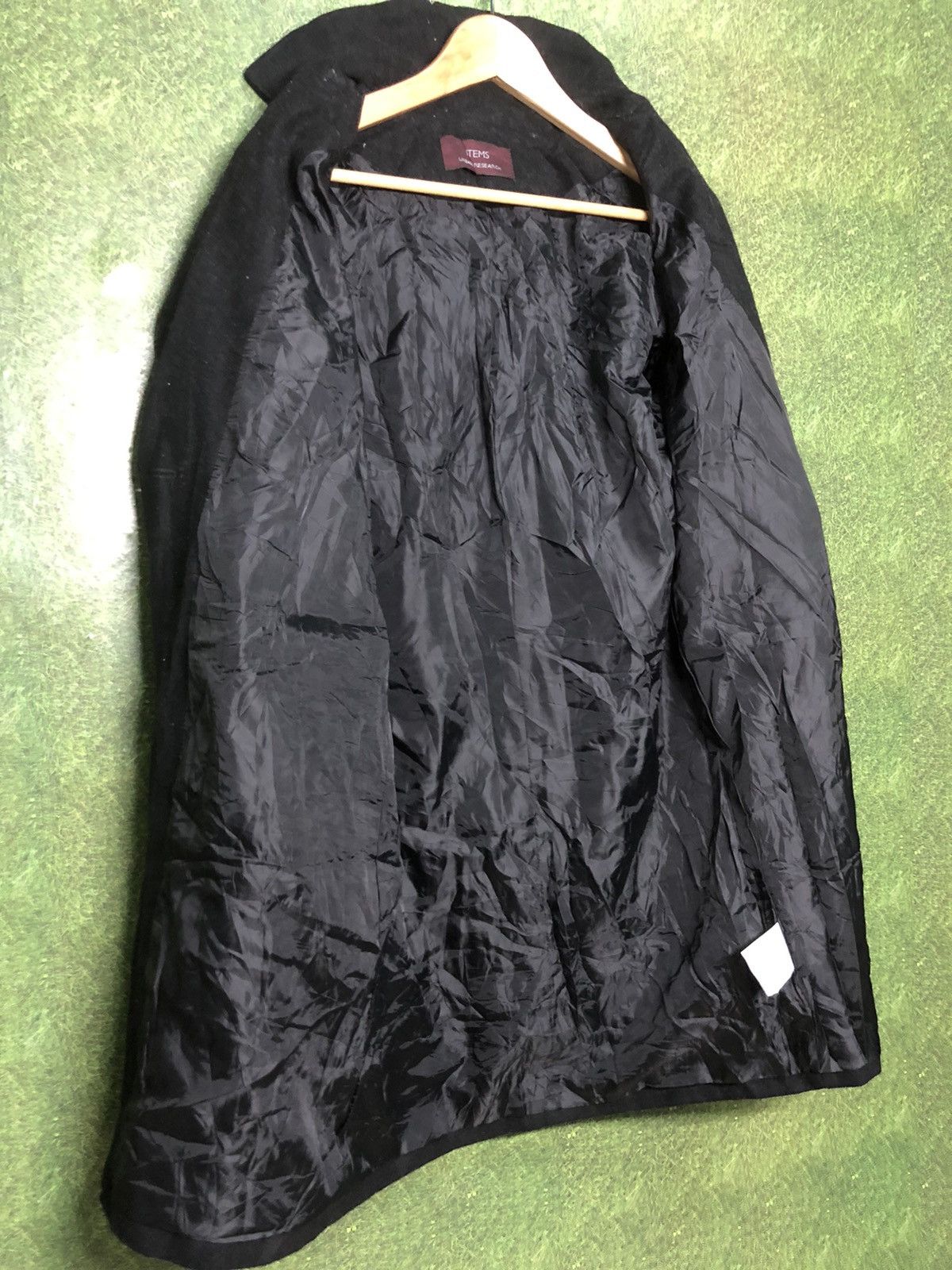 Japanese Brand × URBAN RESEARCH DOORS × Vintage ITEM X URBAN RESEARCH BLACK WOOL LONG COAT JACKET Size US M / EU 48-50 / 2 - 4 Thumbnail