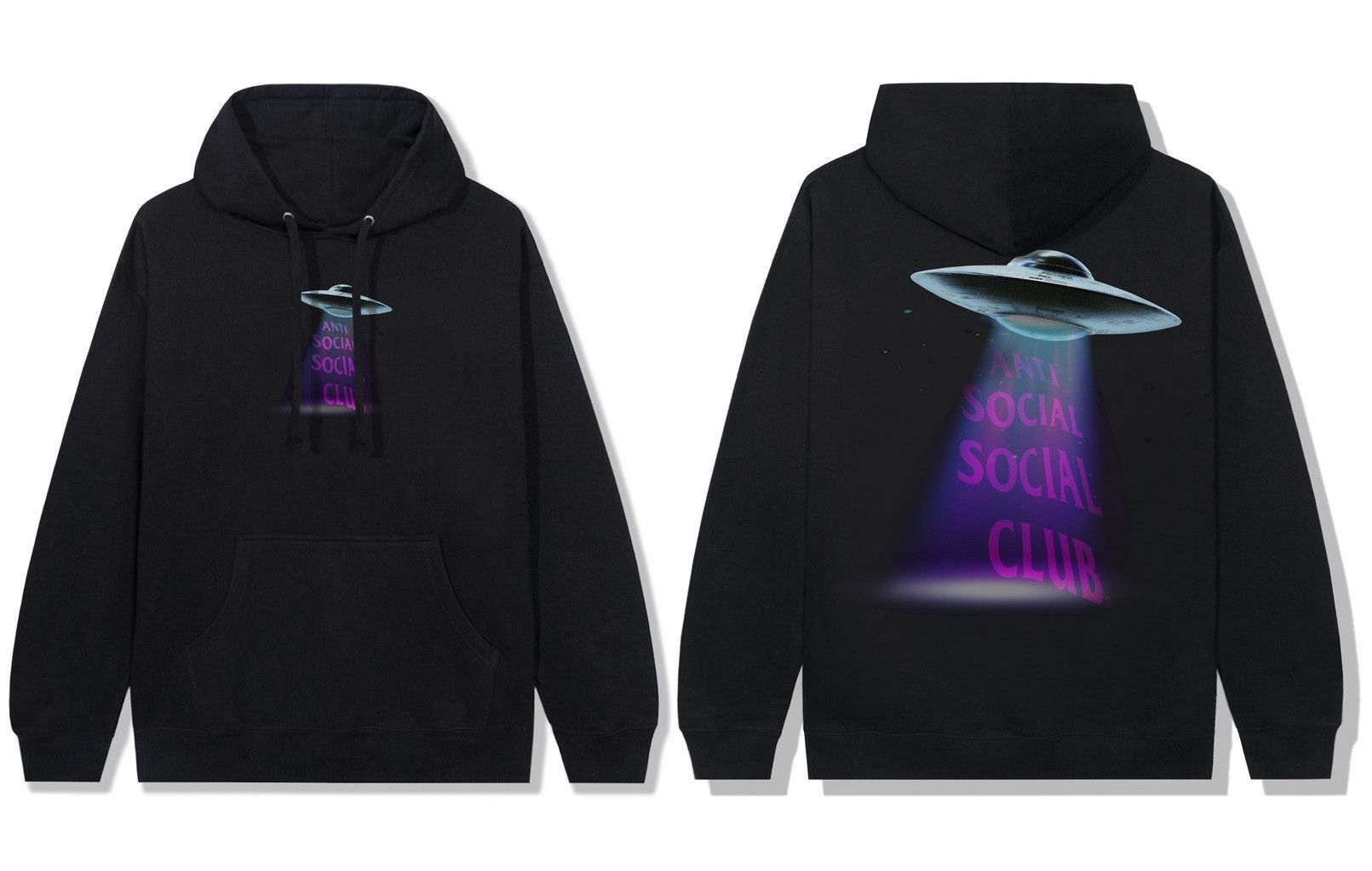 Anti Social Social Club DS AW21 Purple ASSC Thoughts Black Hoodie BAPE KITH KAWS Size US S / EU 44-46 / 1 - 5 Thumbnail
