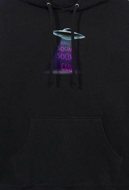 Anti Social Social Club DS AW21 Purple ASSC Thoughts Black Hoodie BAPE KITH KAWS Size US S / EU 44-46 / 1 - 2 Thumbnail