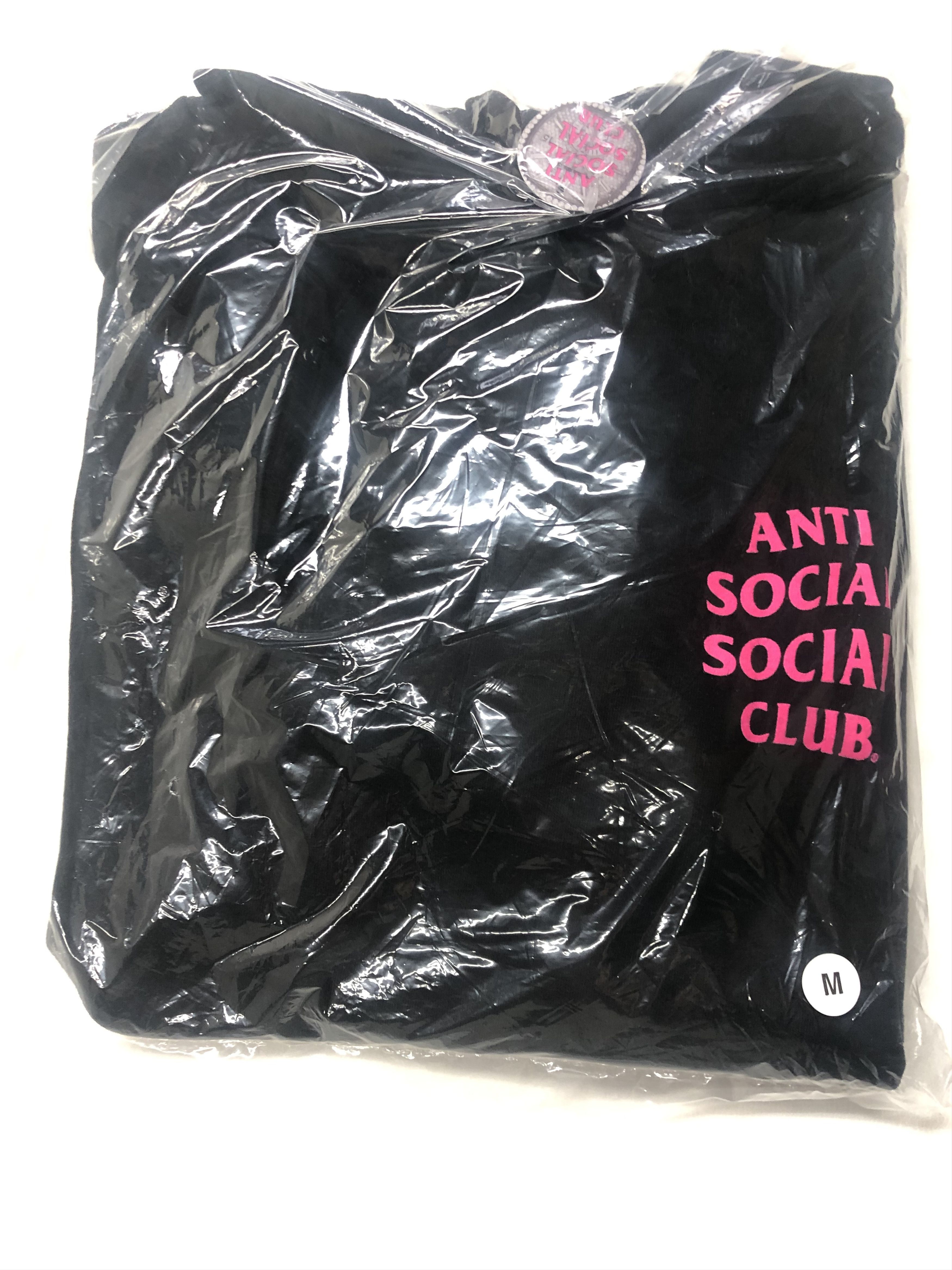 Anti Social Social Club × Members Only DS member exclusive Pink ASSC Bubblegum Black Hoodie Vlone Size US M / EU 48-50 / 2 - 2 Thumbnail