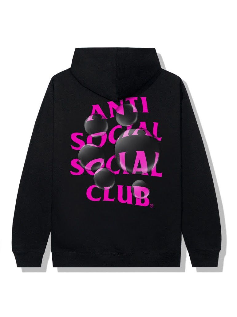 Anti factory Social Social Club Samsies Hate Hoodie In Pink and Green